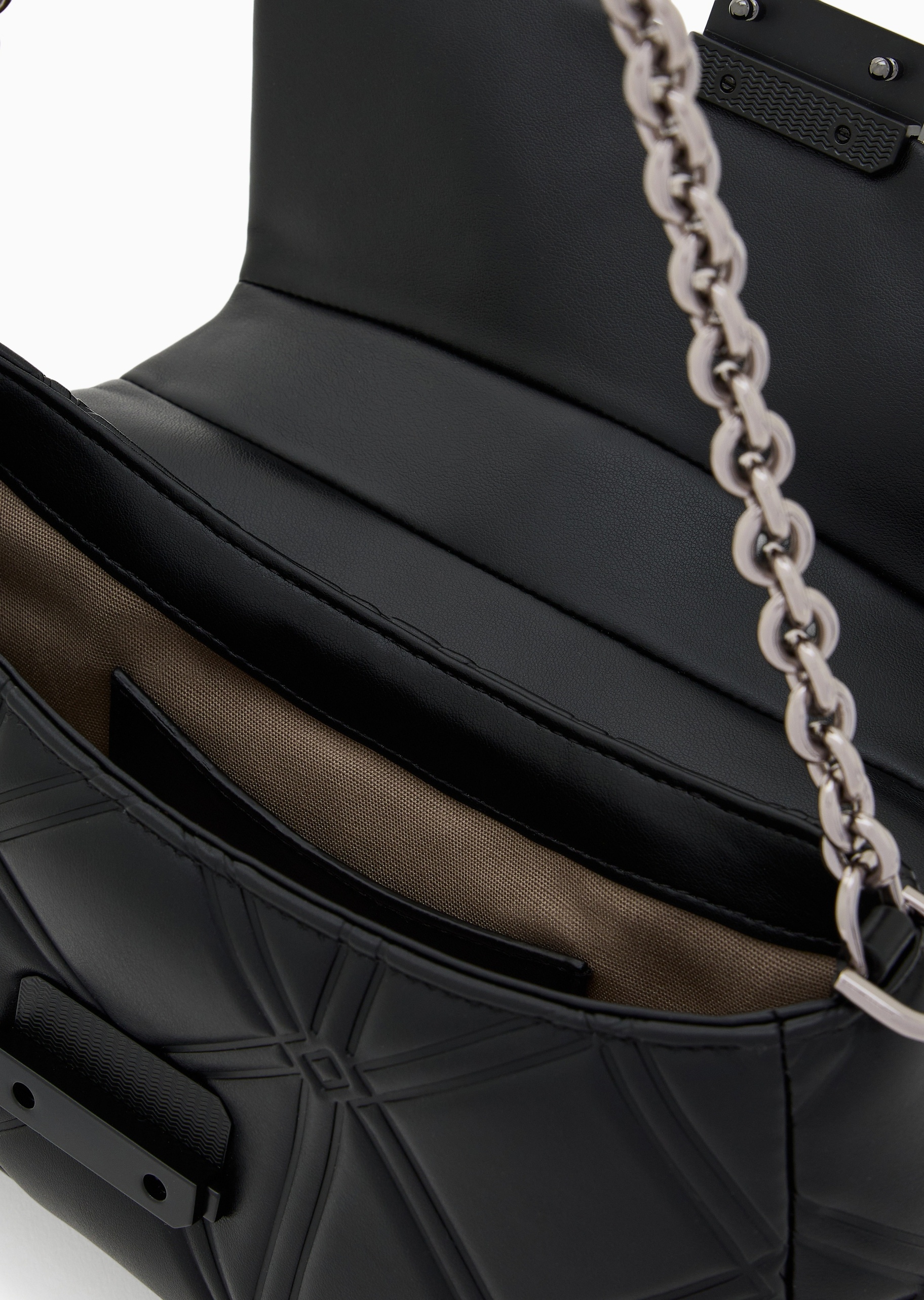 Emporio Armani 女士压花商务休闲通勤单肩斜挎包