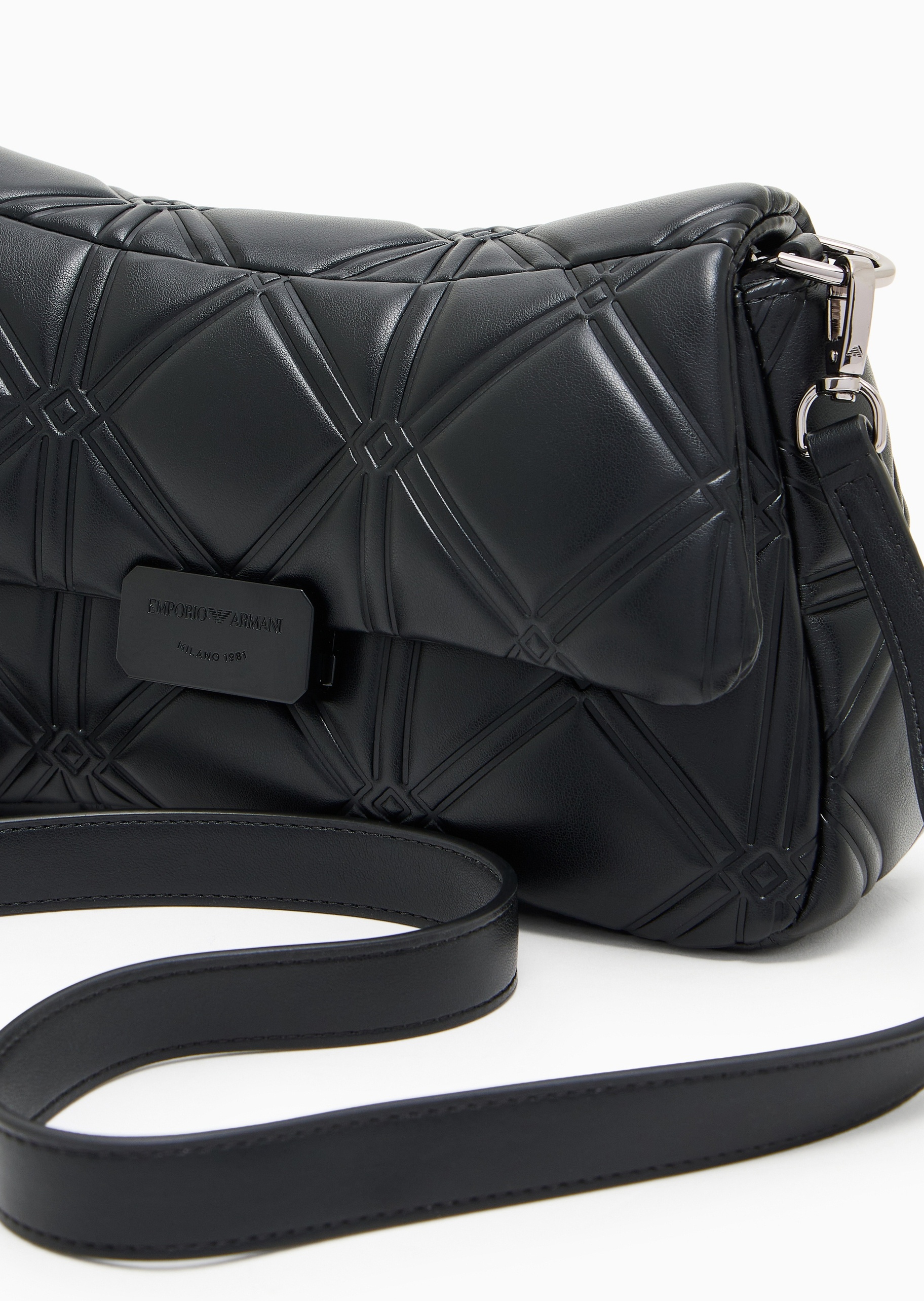 Emporio Armani 女士压花商务休闲通勤单肩斜挎包