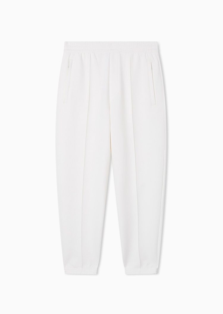 Emporio Armani 男士宽松锥形松弛感弹力运动卫裤