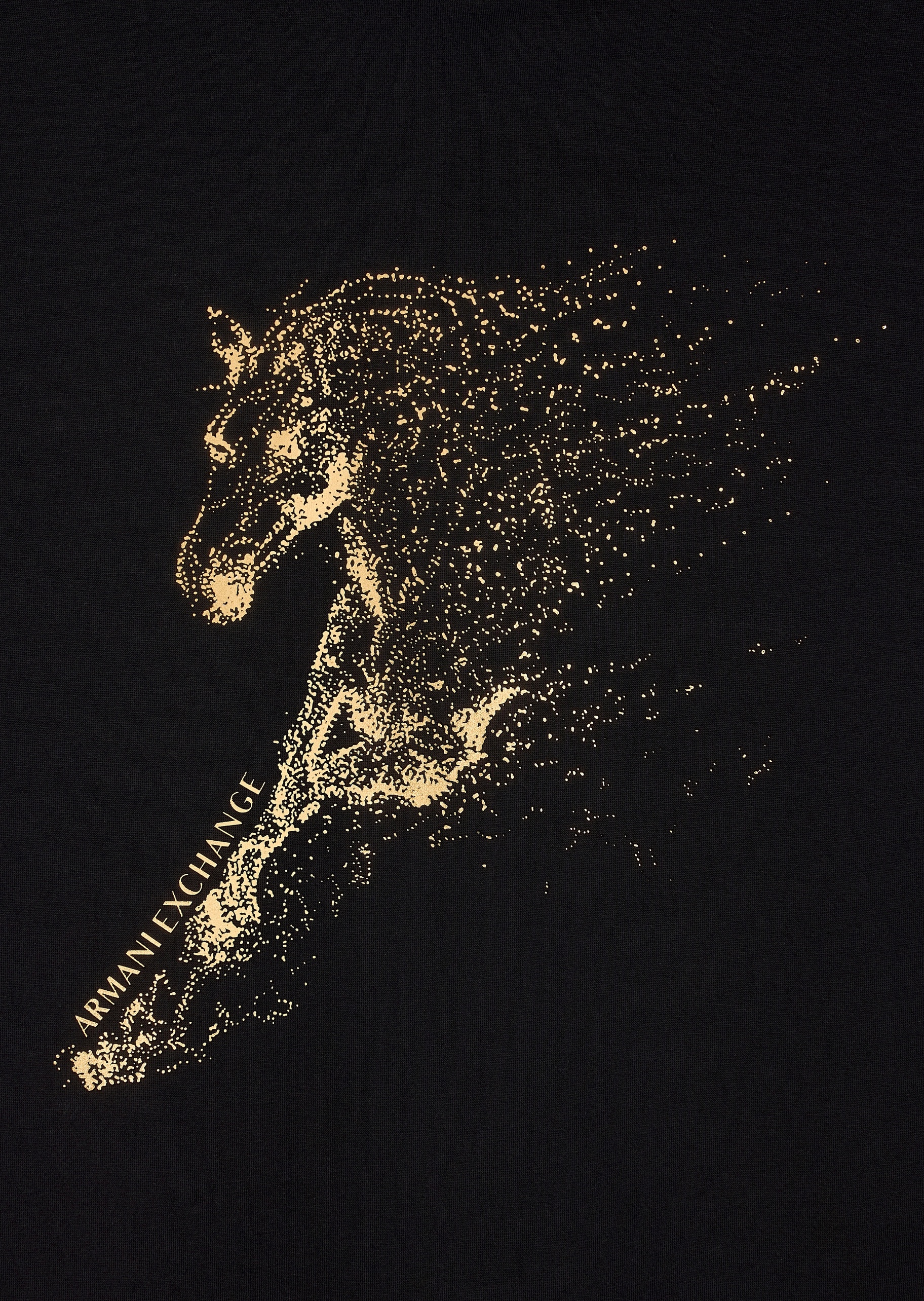 ARMANI EXCHANGE 男士微弹合身长袖连帽撞色印花休闲卫衣