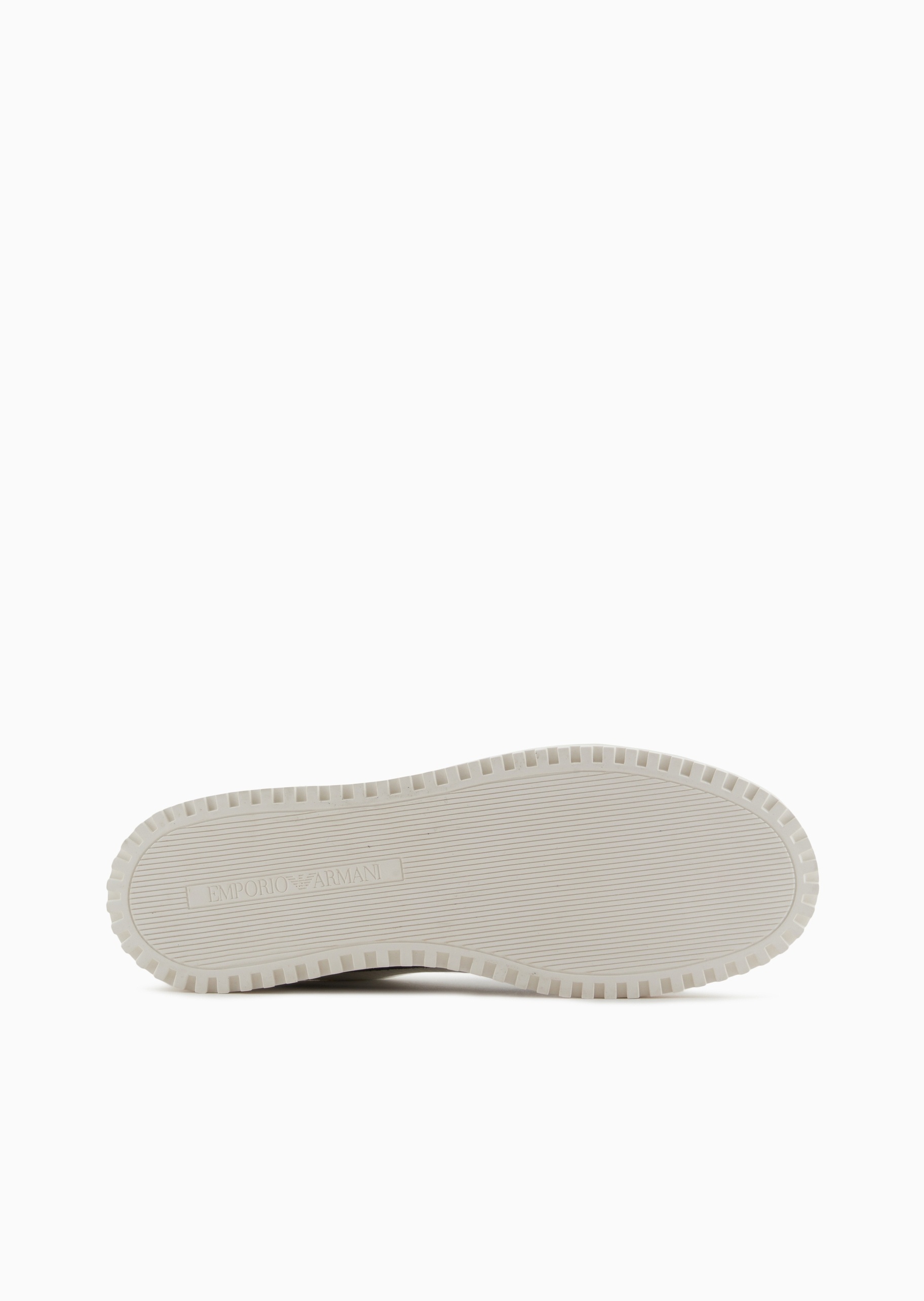 Emporio Armani 男士系带低帮厚底字母贴片休闲运动鞋