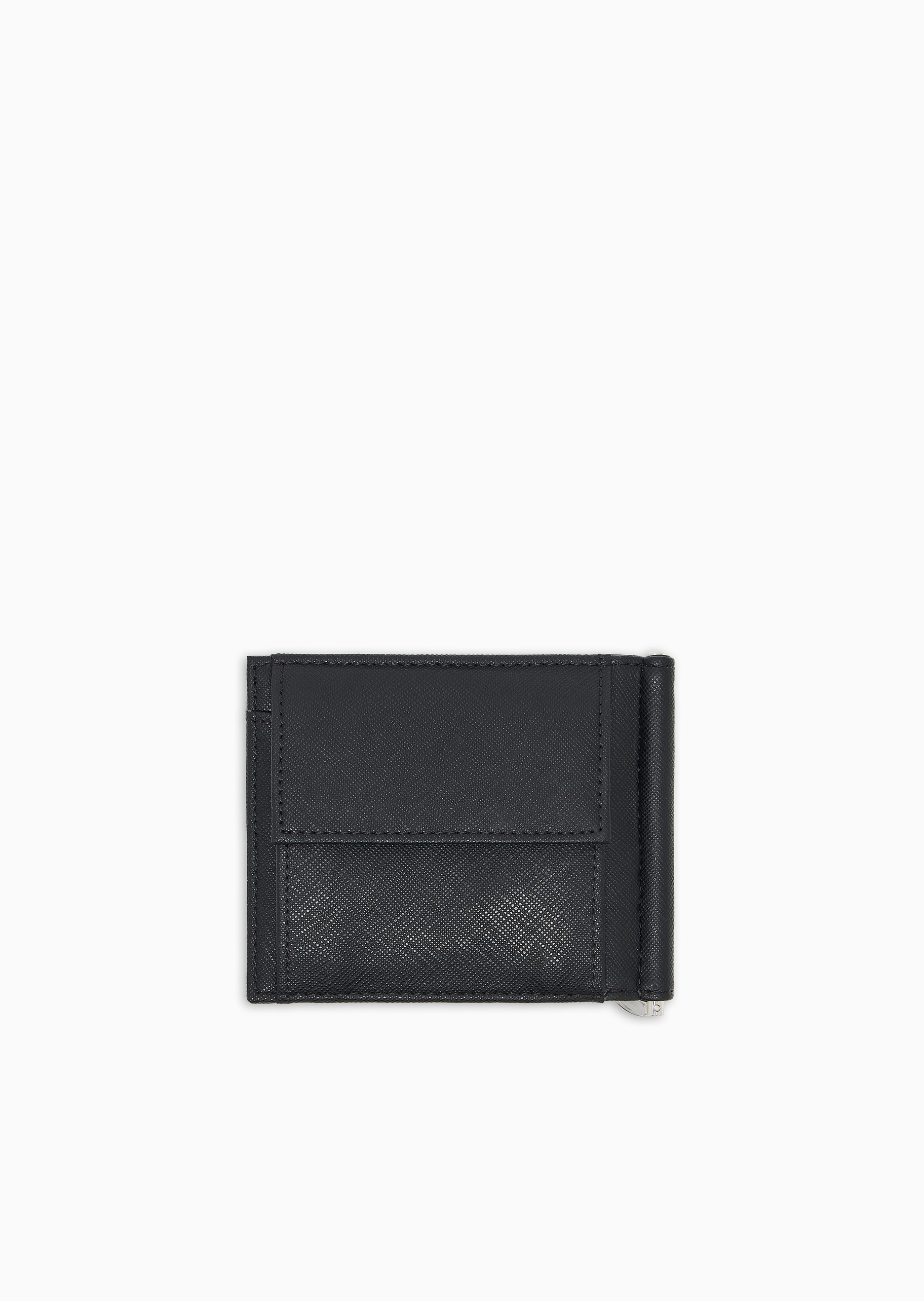 Emporio Armani 男士对折短款多卡位配钱夹手拿钱包