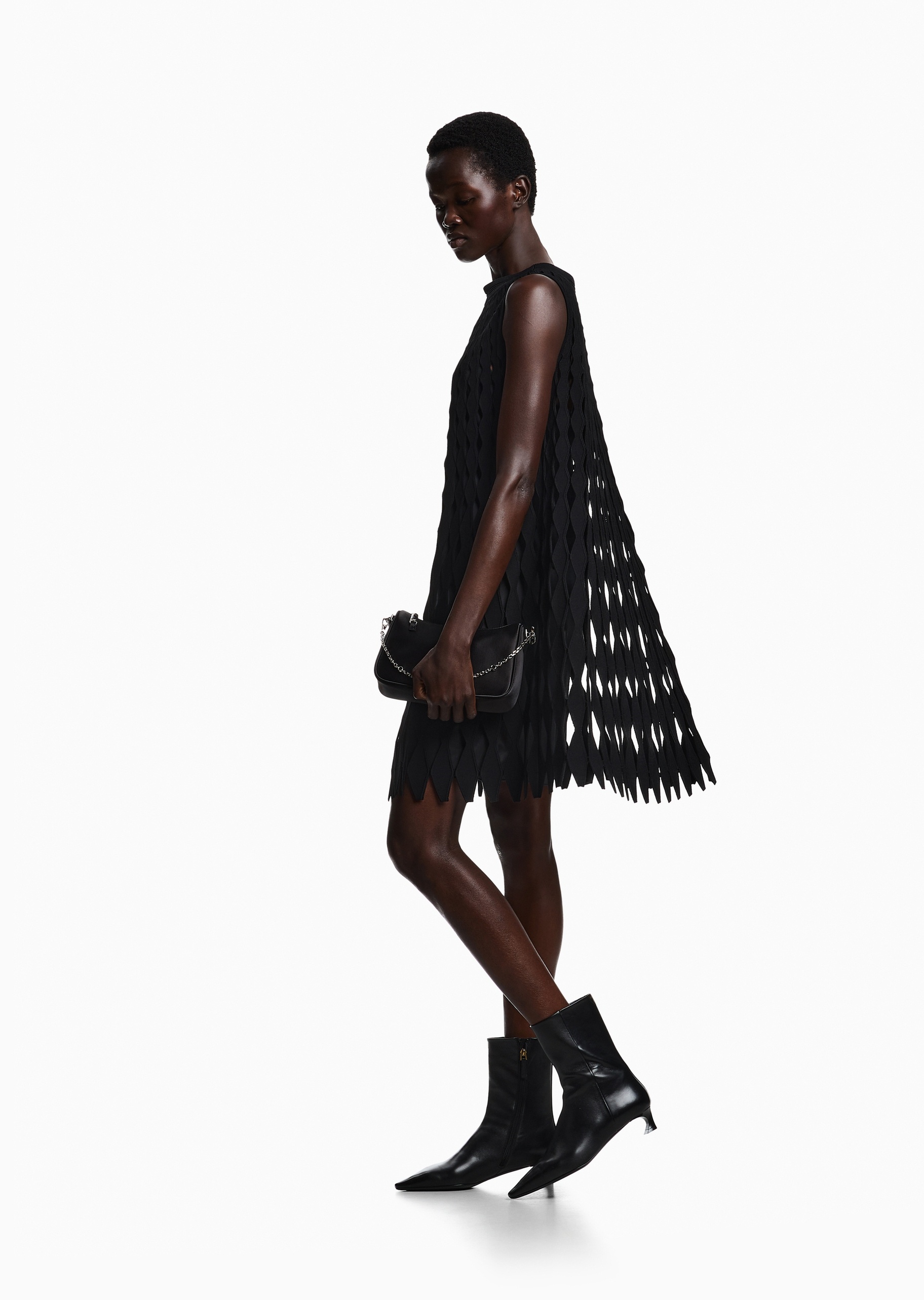 Emporio Armani 女士拉链可拆肩带单肩斜挎手提包