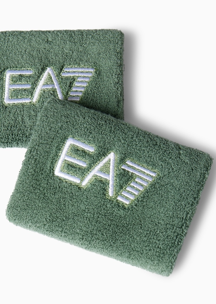 EA7 男女同款一副装刺绣时尚网球腕带