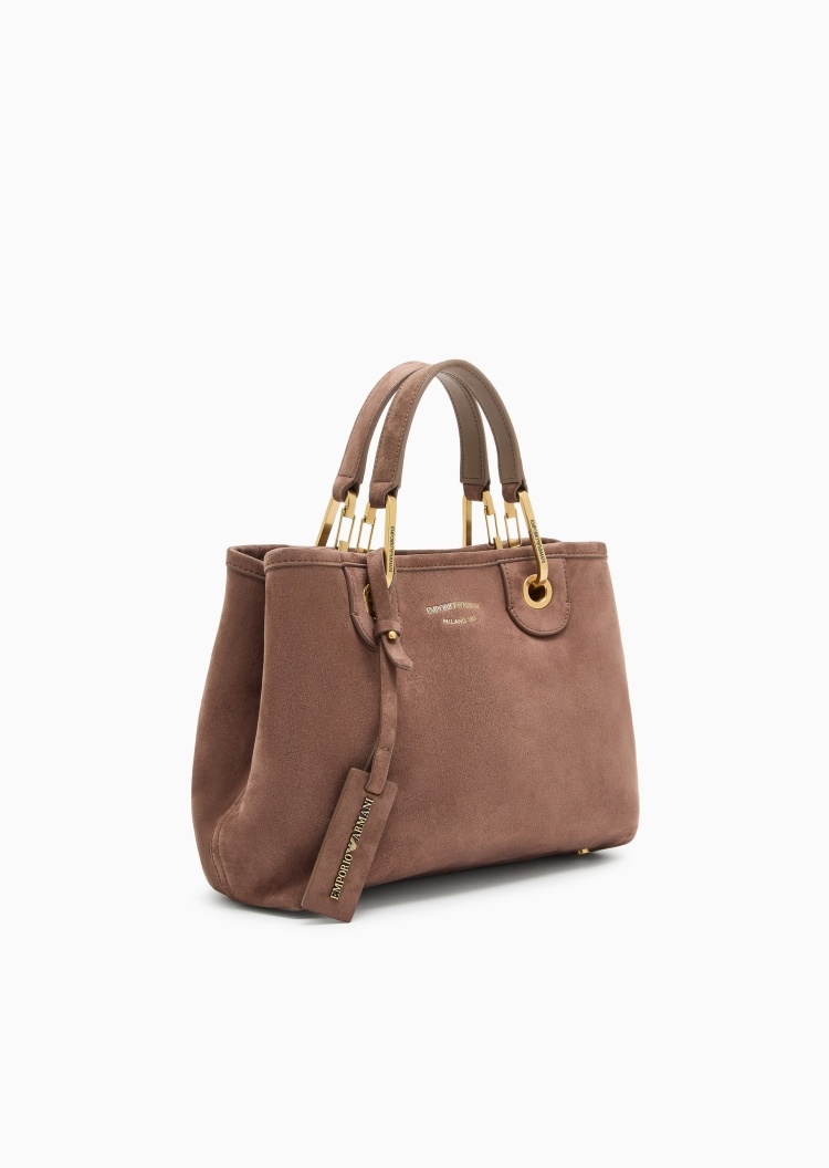 Emporio Armani 女士磁扣子母包可拆肩带手提单肩斜挎托特包