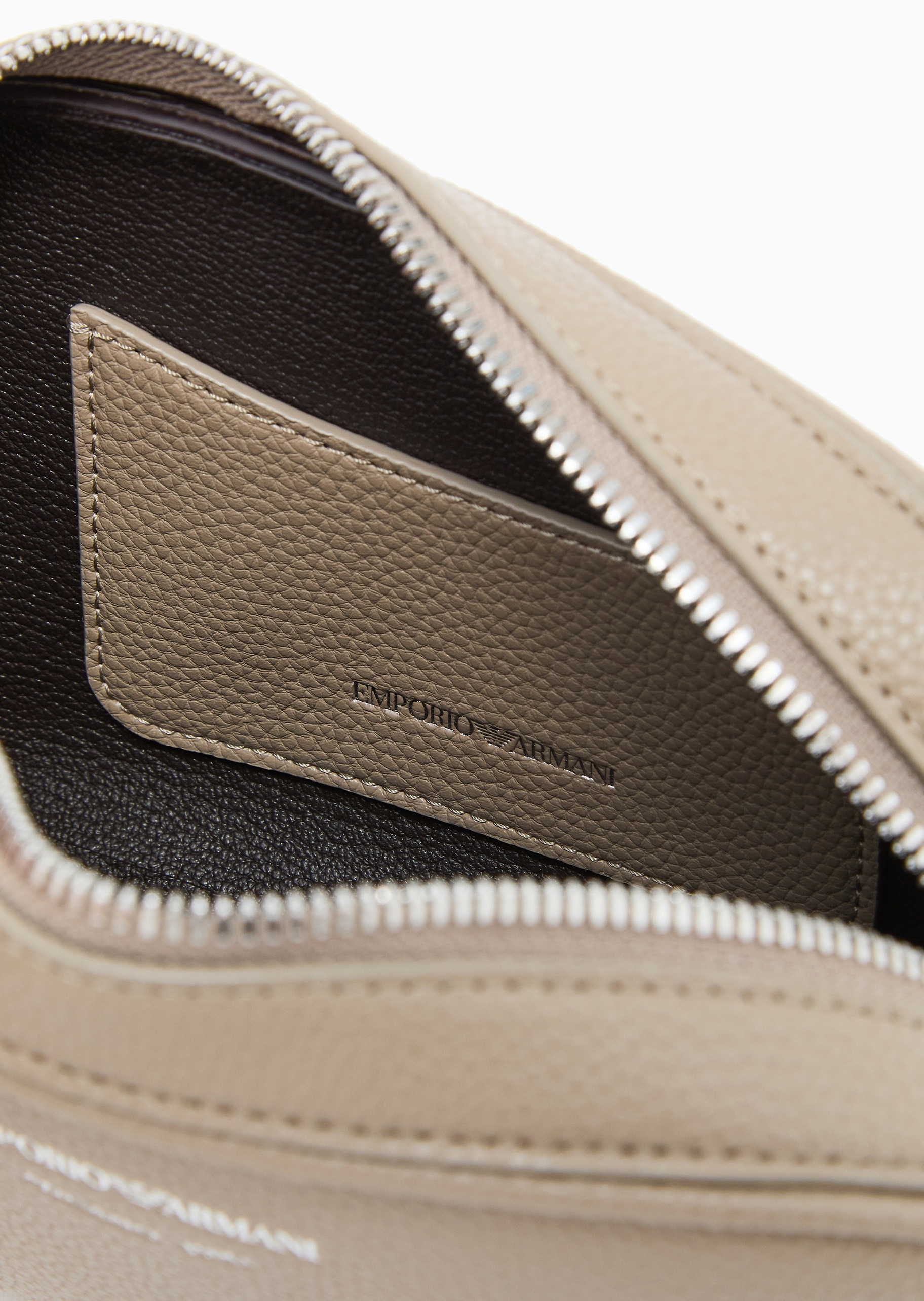 Emporio Armani 女士拉链横款可拆肩带通勤单肩斜挎迷你包