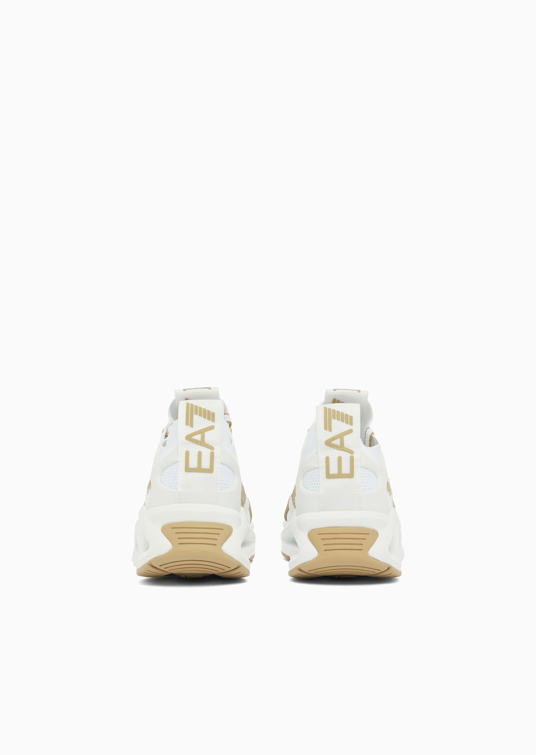 EA7 男女同款系带低帮镂空厚底轻户外休闲运动鞋