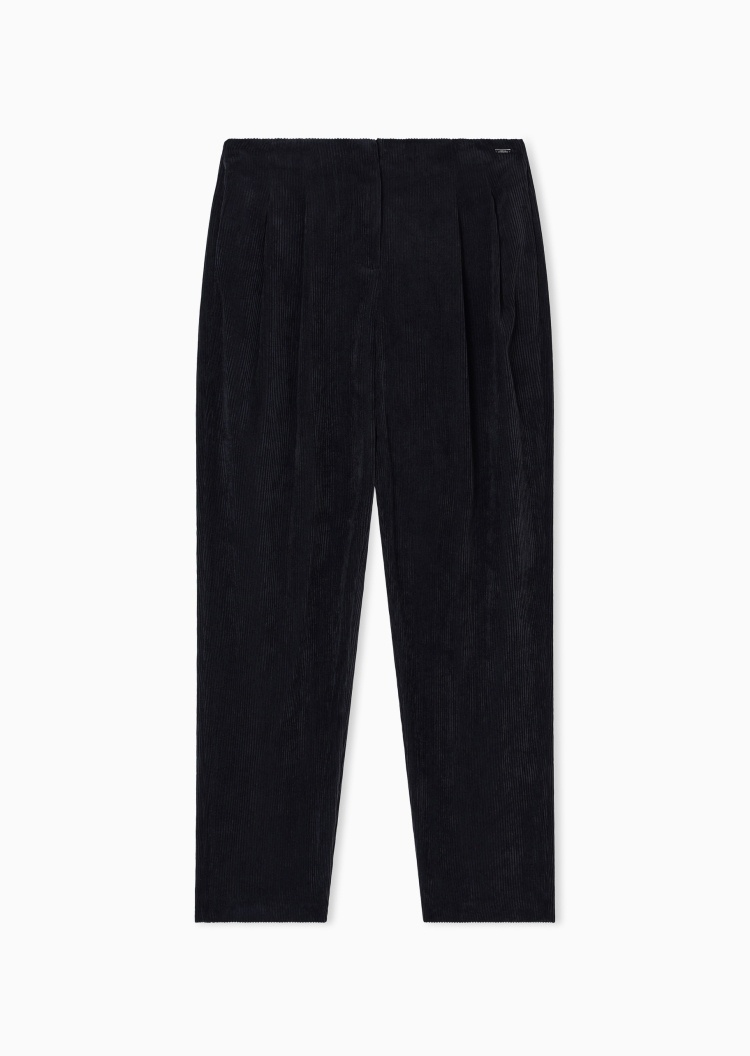 ARMANI EXCHANGE 女士微弹宽松长款直筒灯芯绒休闲裤