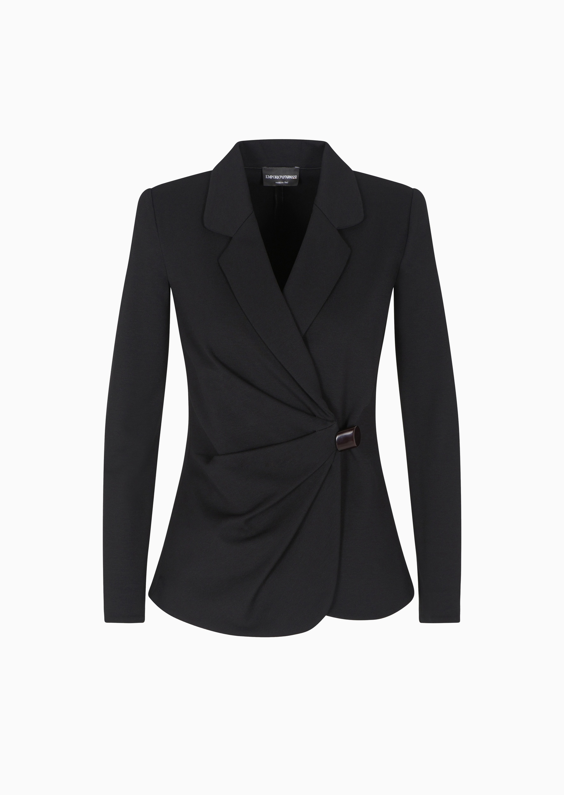 Emporio Armani 女士平驳领单排扣休闲西服西装外套