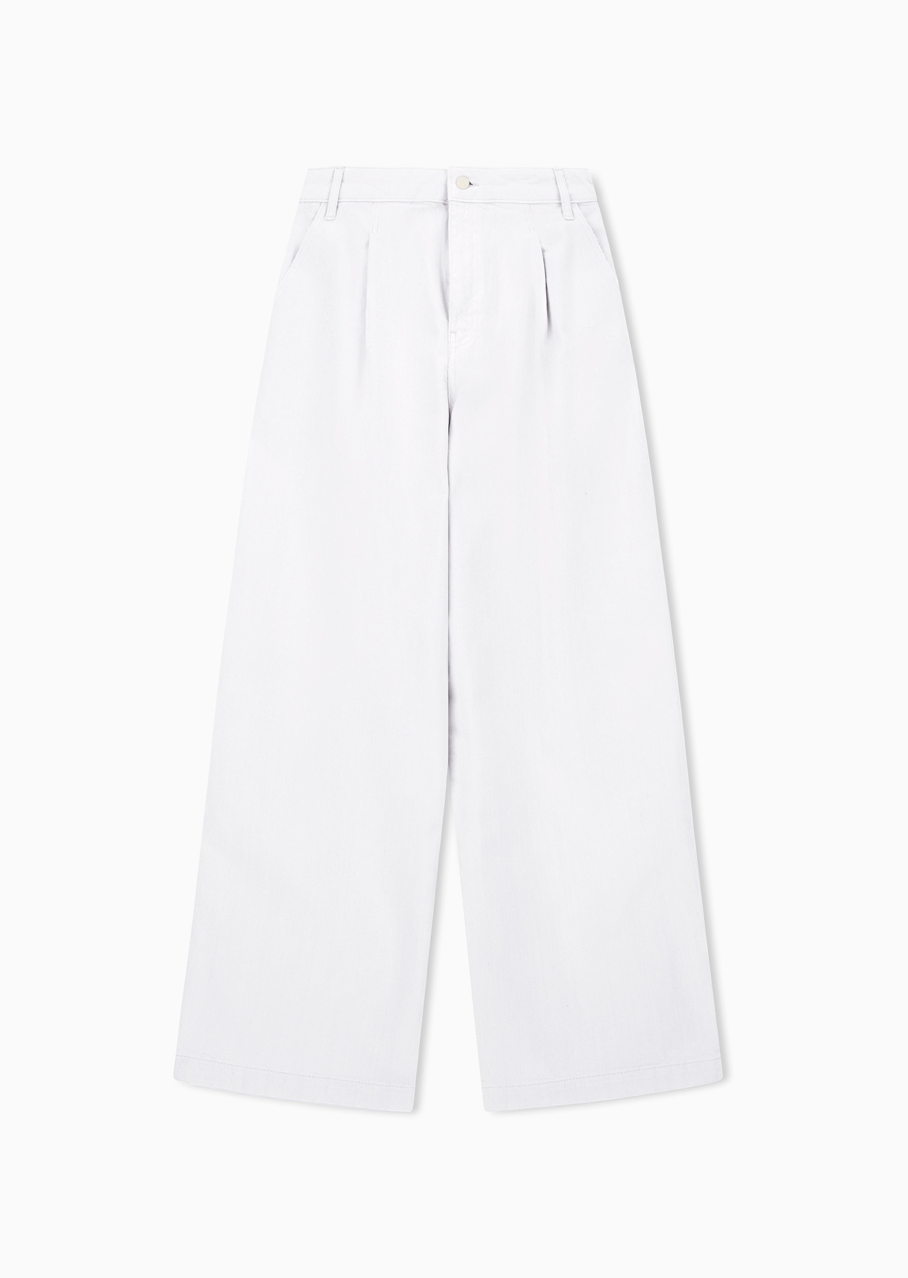 ARMANI EXCHANGE 女士纯棉宽松中腰长款直筒牛仔裤