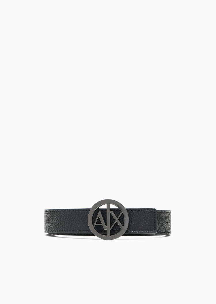 ARMANI EXCHANGE 女士镂空商务通勤休闲运动板扣腰带