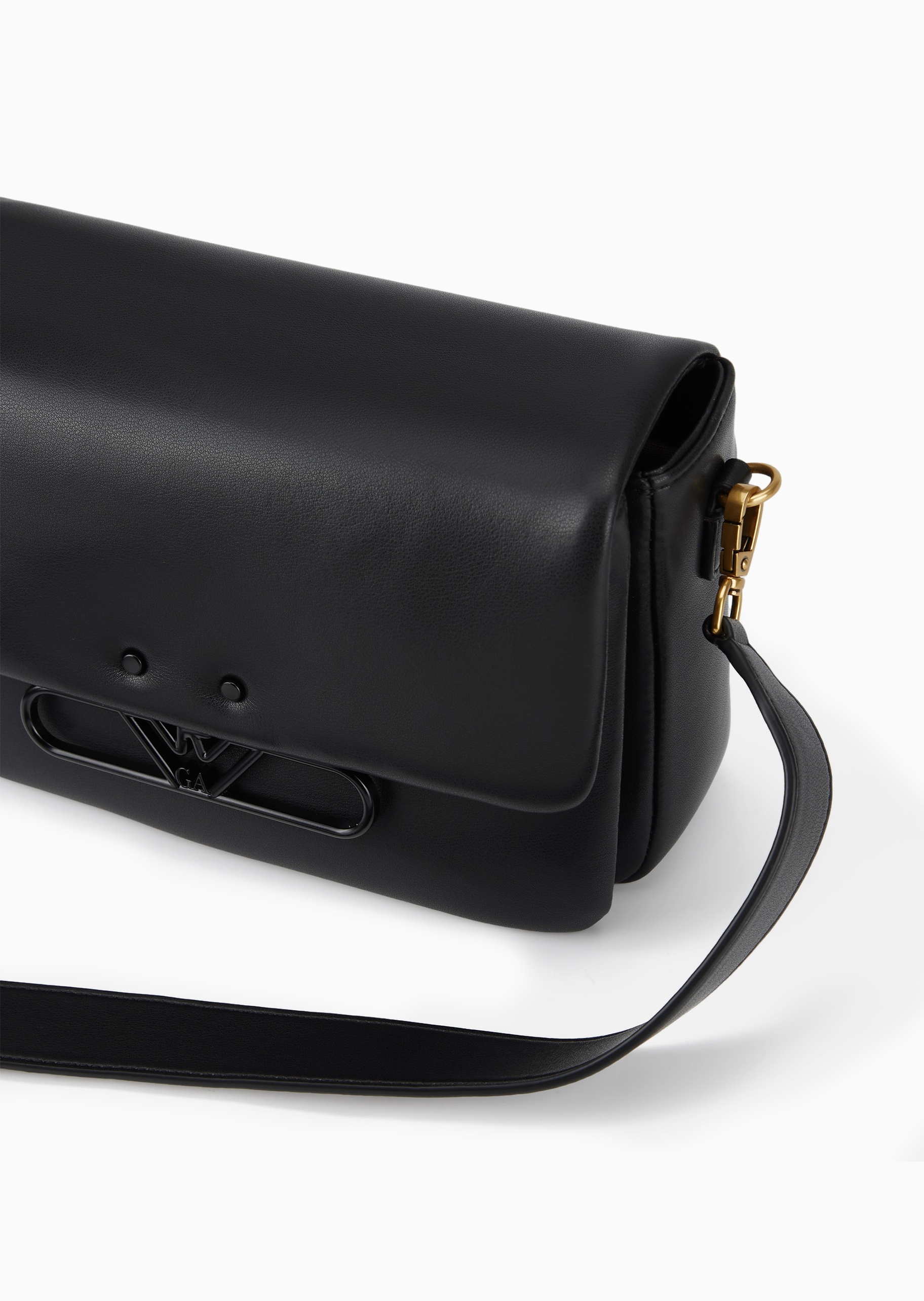 Emporio Armani 女士翻盖磁扣长方形可拆肩带单肩斜挎包