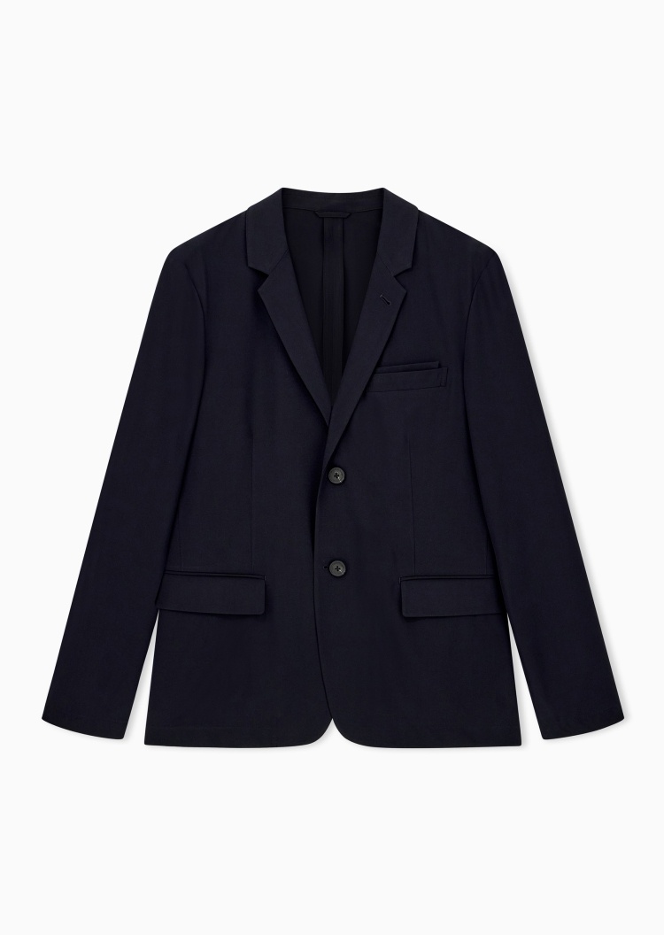 Emporio Armani 男士平驳领绅士风商务正装西服西装外套