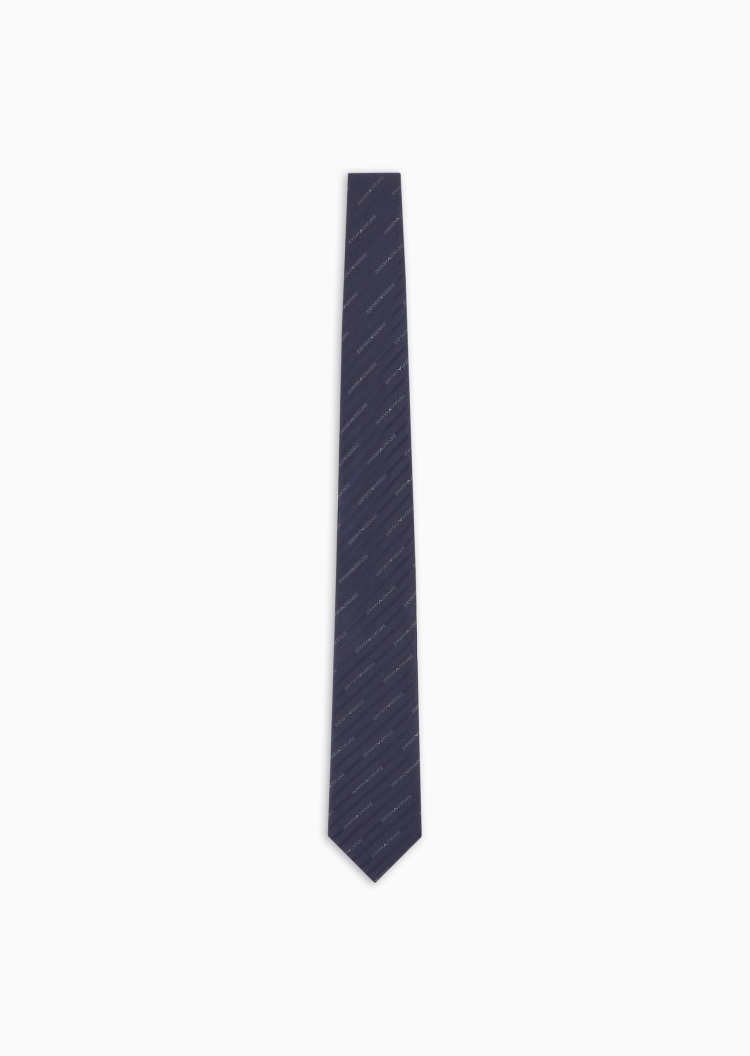 Emporio Armani 男士桑蚕丝商务正装领带配饰礼物