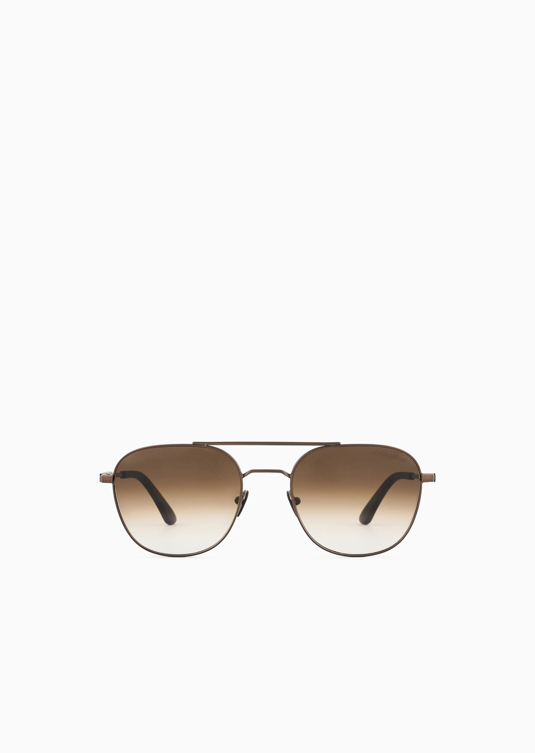 Giorgio Armani 男士飞行员形金属细框太阳眼镜