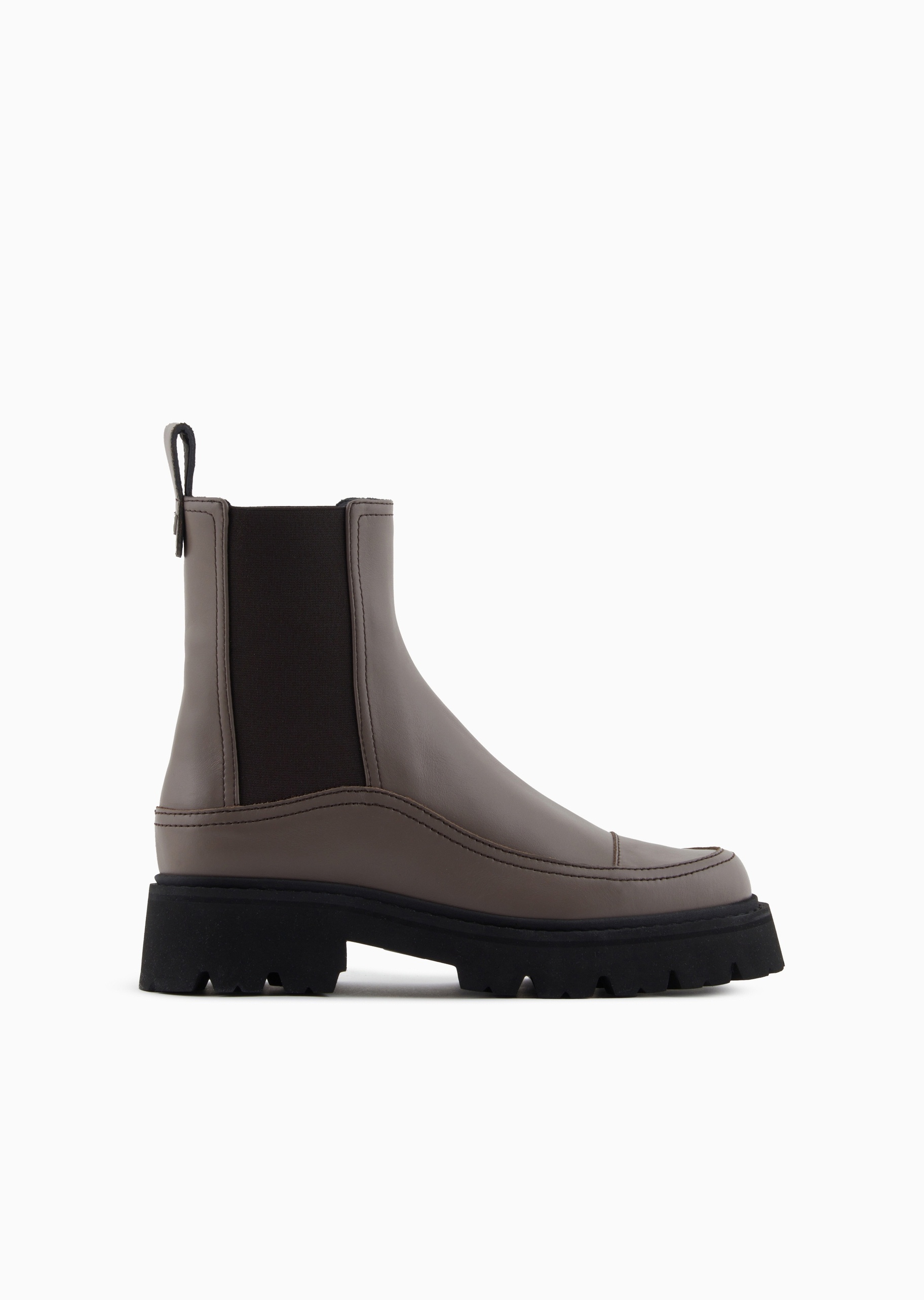 Emporio Armani 女士商务通勤牛皮革休闲皮鞋靴子