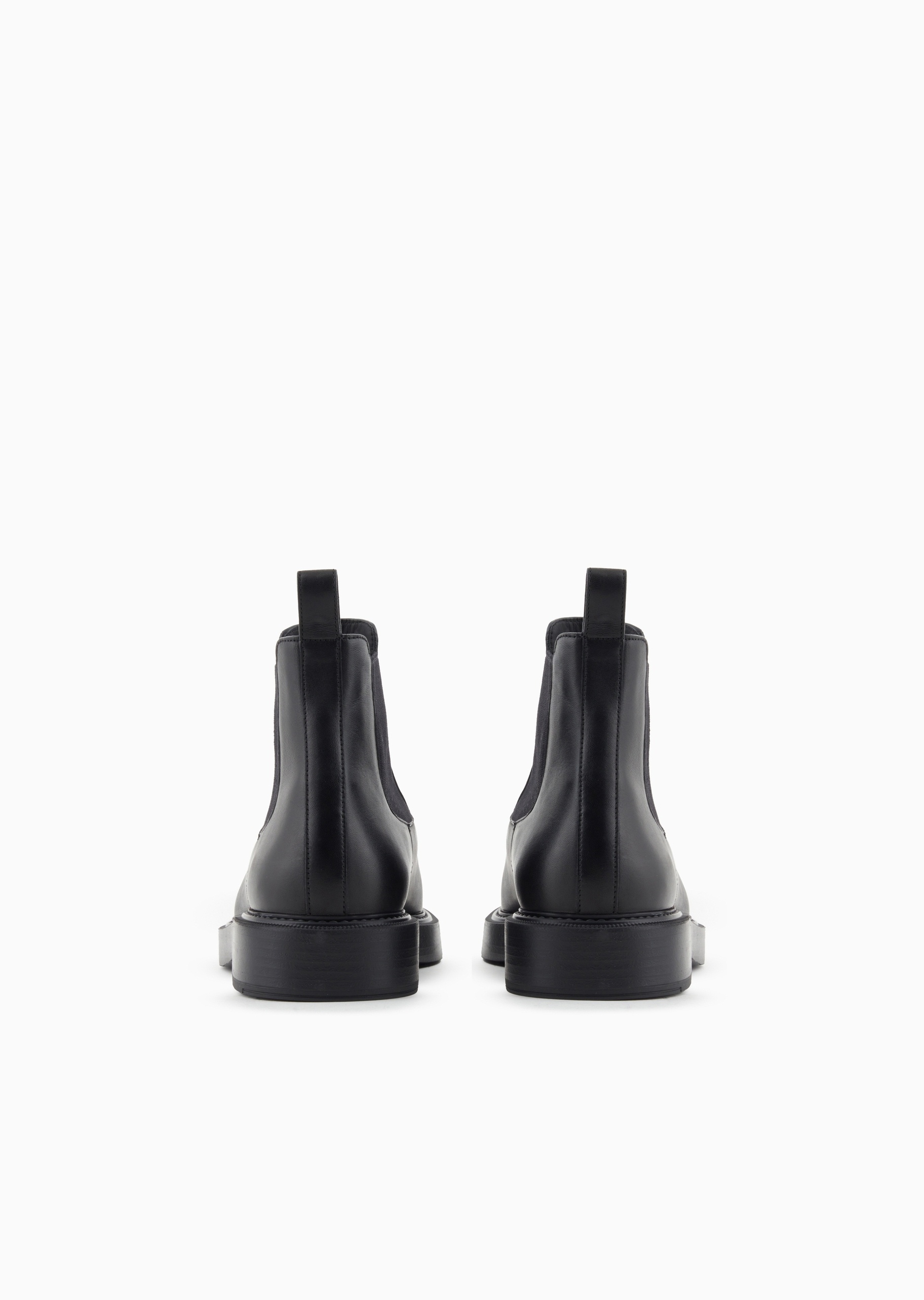 Emporio Armani 男士商务通勤牛毛皮休闲皮鞋靴子