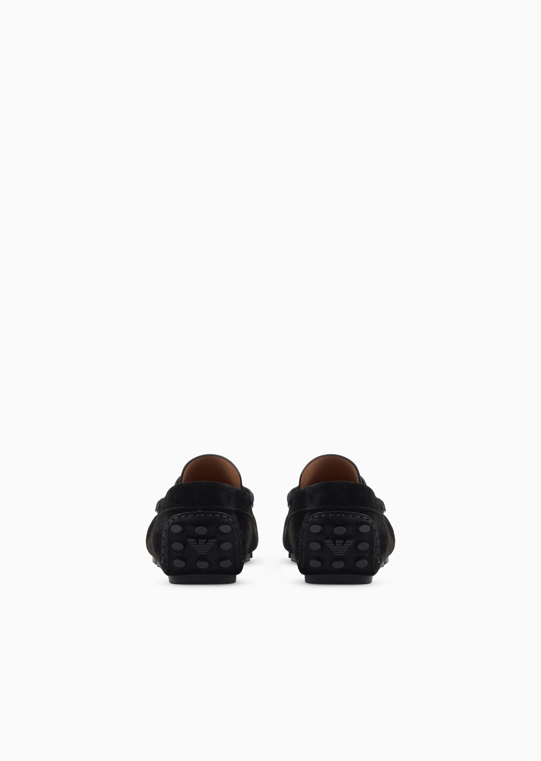 Emporio Armani 男士商务牛剖层革休闲皮鞋乐福鞋
