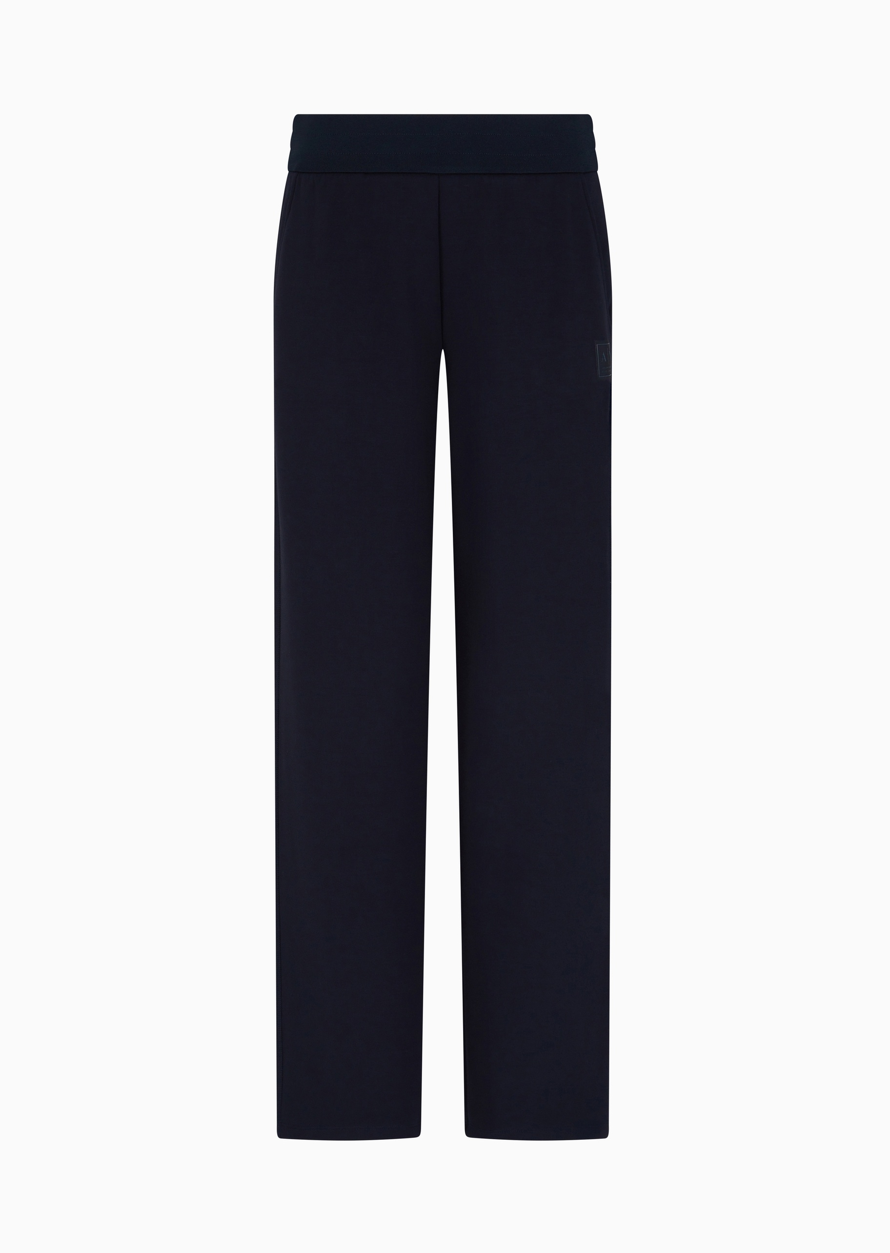 ARMANI EXCHANGE 女士宽松长款直筒垂坠感纯色休闲裤