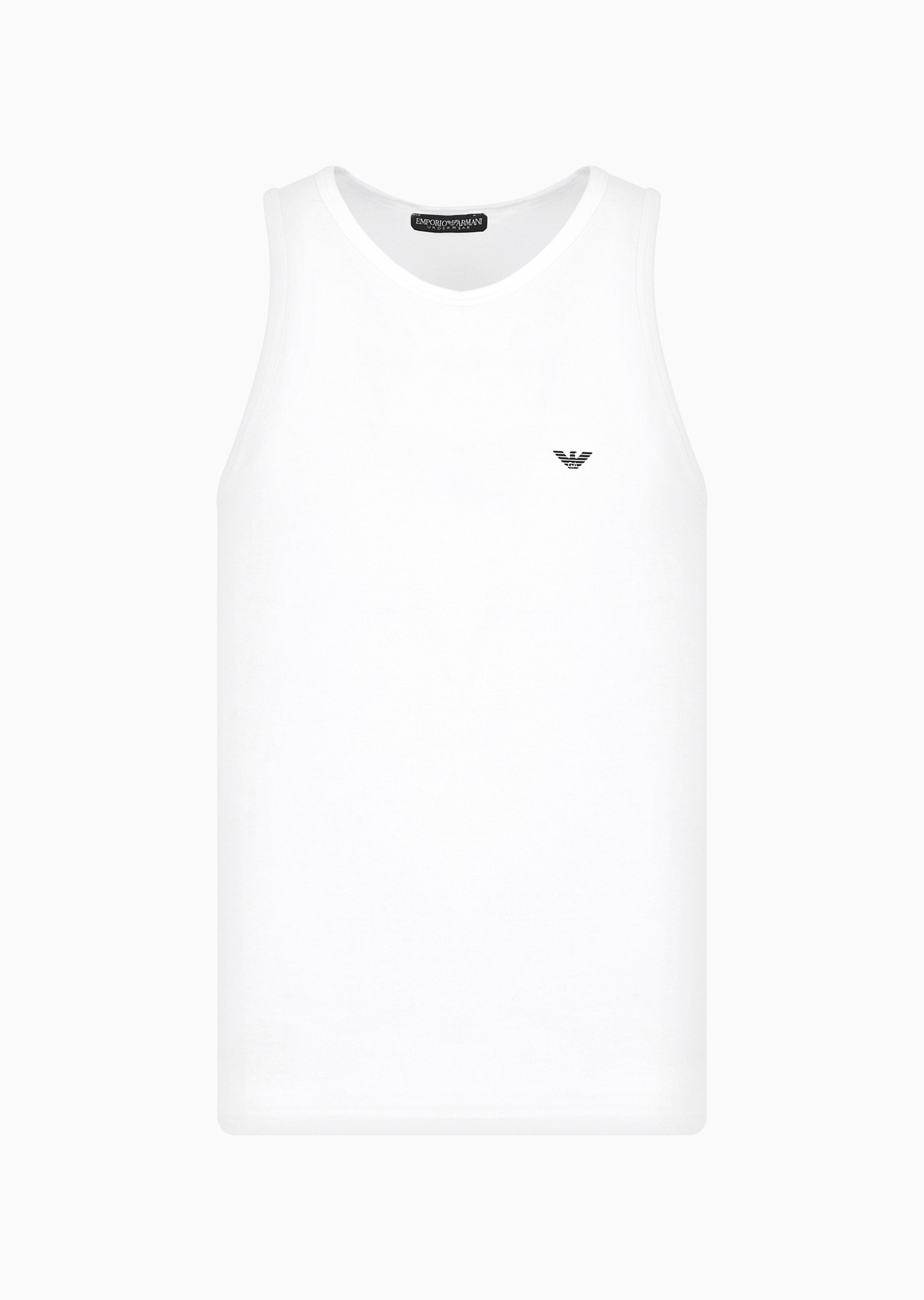 Emporio Armani 男士纯棉圆领休闲简约亲肤背心家居睡衣
