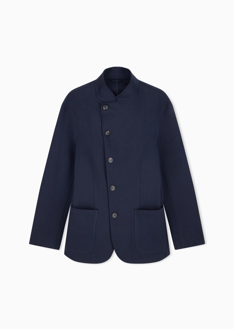 Emporio Armani 男士小立领商务绅士风休闲西服西装外套