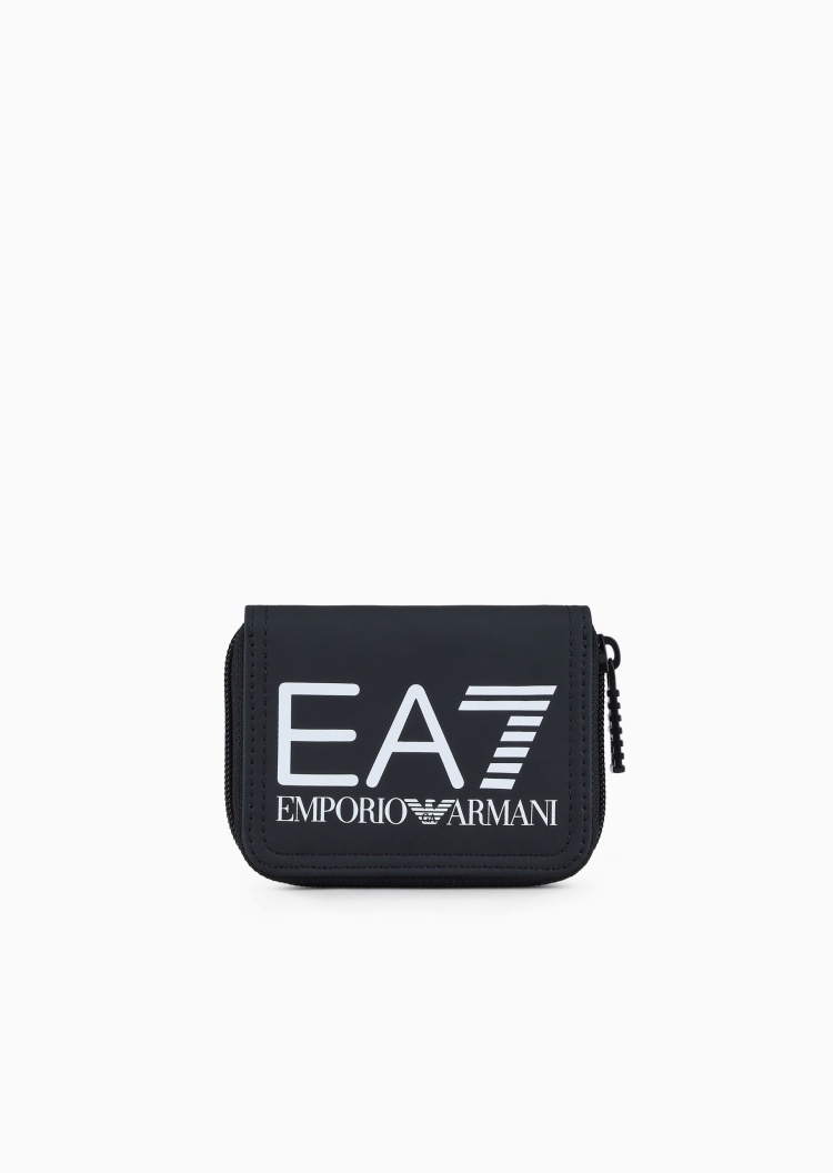 EA7 男女同款拉链健身训练手拿零钱包