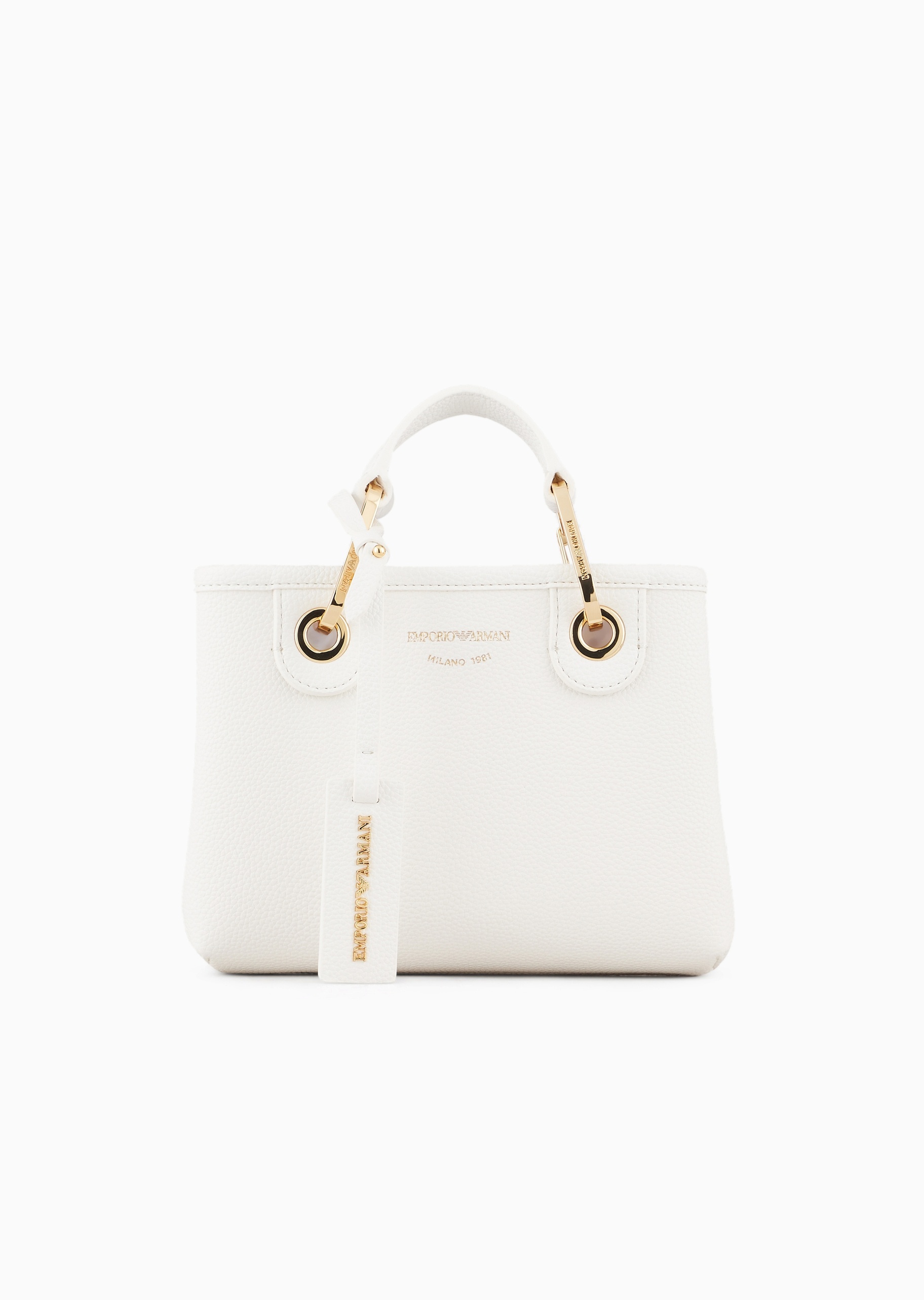 Emporio Armani 女士迷你磁扣可调节斜挎手提托特包