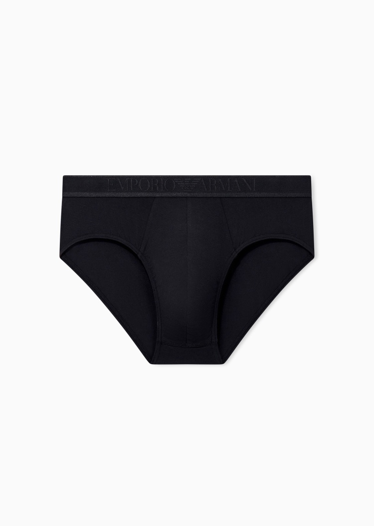 Emporio Armani 男士弹力字母提花性感三角内裤轻奢礼物