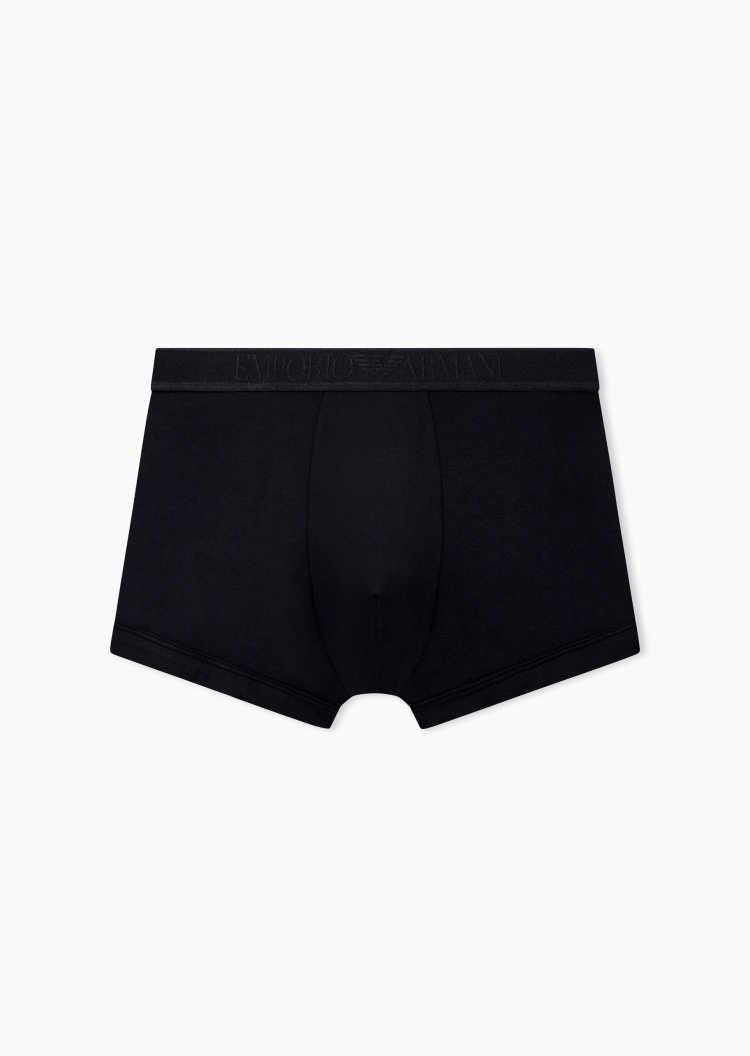 Emporio Armani 男士弹力字母提花平角内裤轻奢礼物