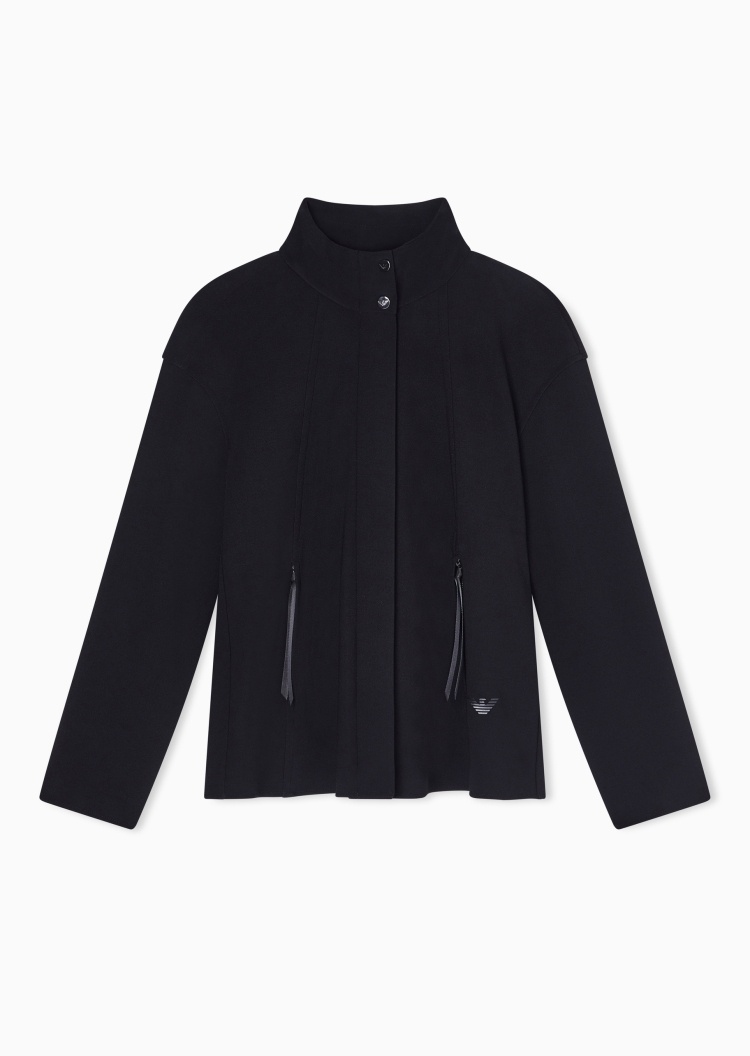 Emporio Armani 女士立领轻量商务休闲夹克外套