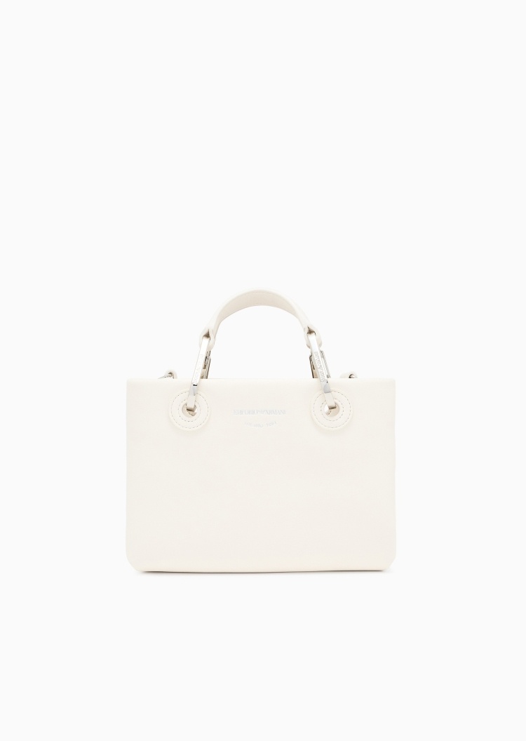 Emporio Armani 女士磁扣可拆肩带手提单肩斜挎托特包