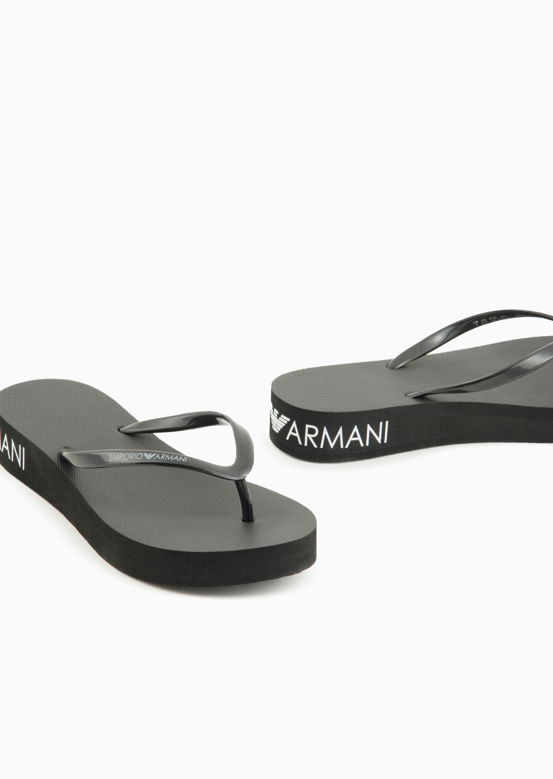 Emporio Armani 男女同款人字夹趾一脚蹬休闲沙滩拖鞋