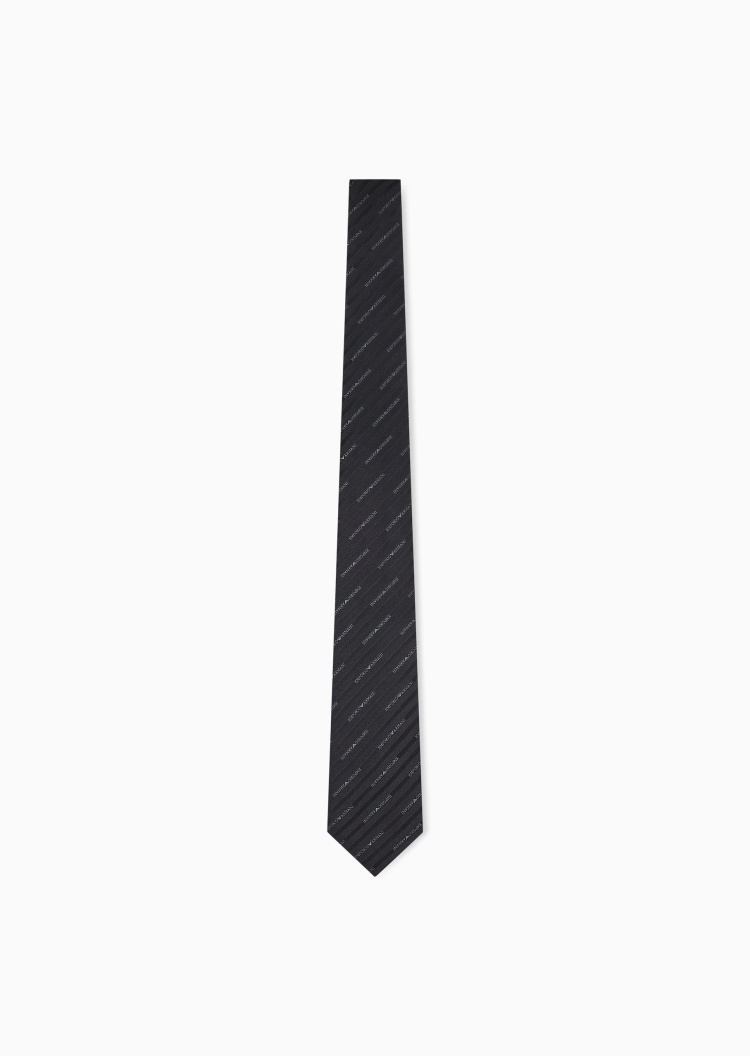 Emporio Armani 男士桑蚕丝商务正装领带配饰礼物