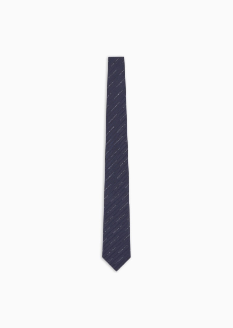 Emporio Armani 男士桑蚕丝商务正装领带配饰礼物