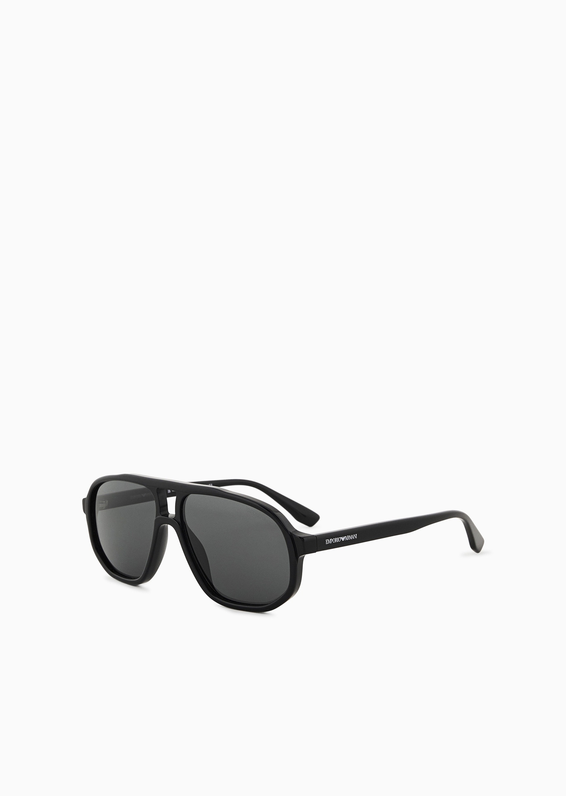 Emporio Armani 男士飞行员形复古潮流太阳眼镜墨镜
