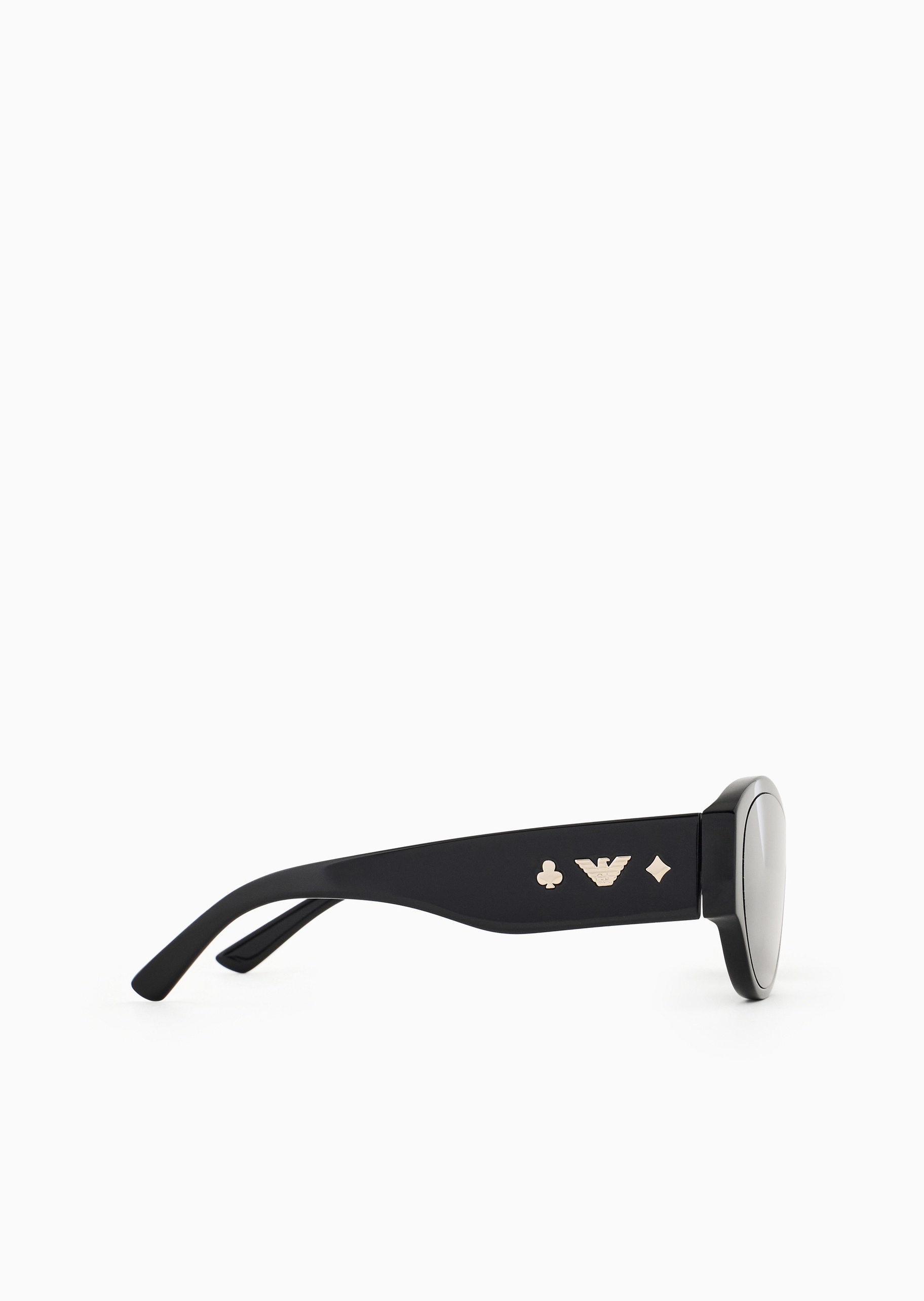 Emporio Armani 女士不规则形加宽镜腿遮阳太阳眼镜墨镜