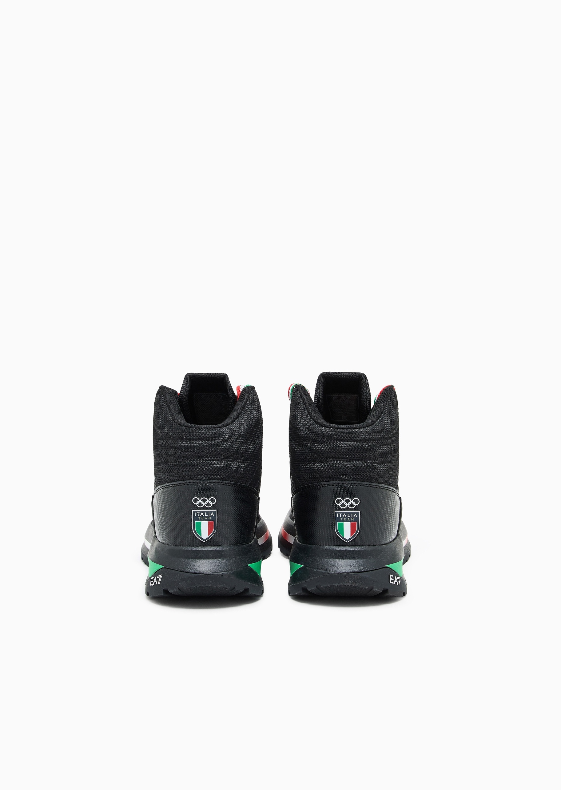 EA7 男士系带中帮网面户外休闲雪地靴