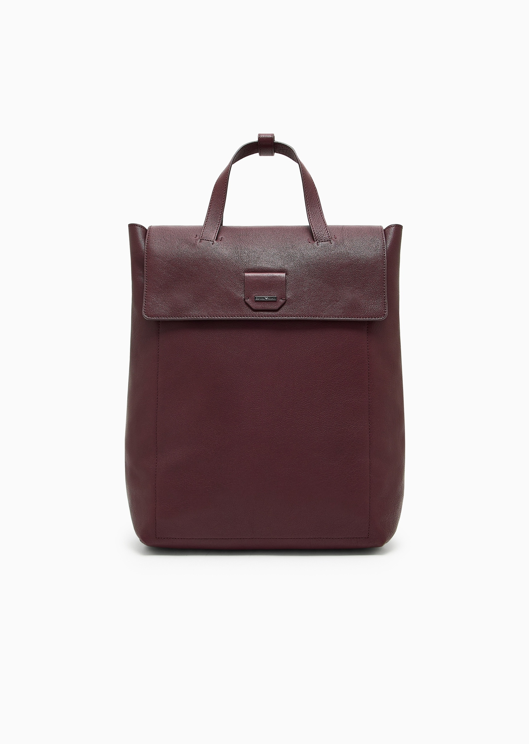 Emporio Armani 男士牛皮革商务休闲手提双肩公文包