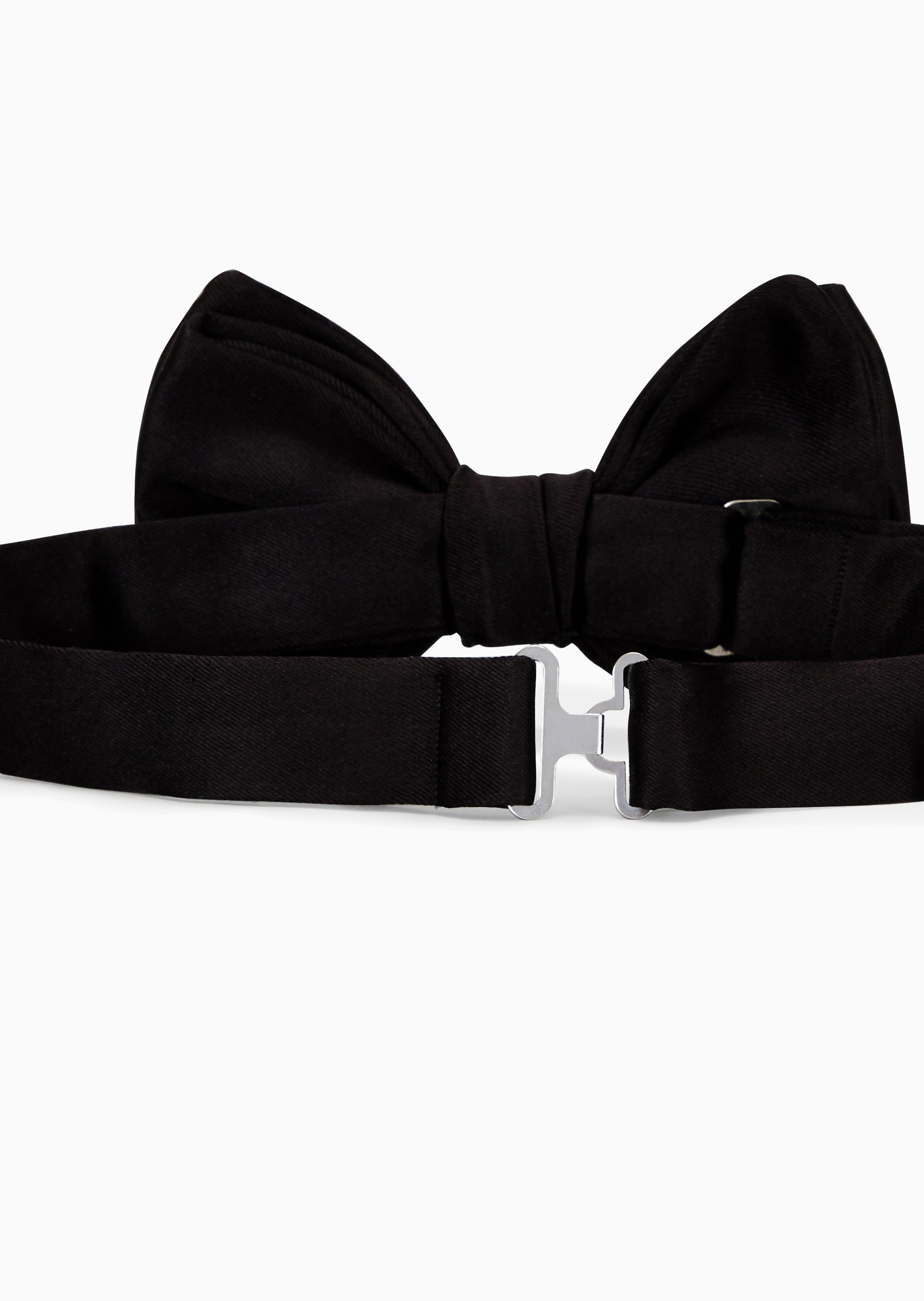 Giorgio Armani 男士商务纯色桑蚕丝蝴蝶结缎面领结礼物