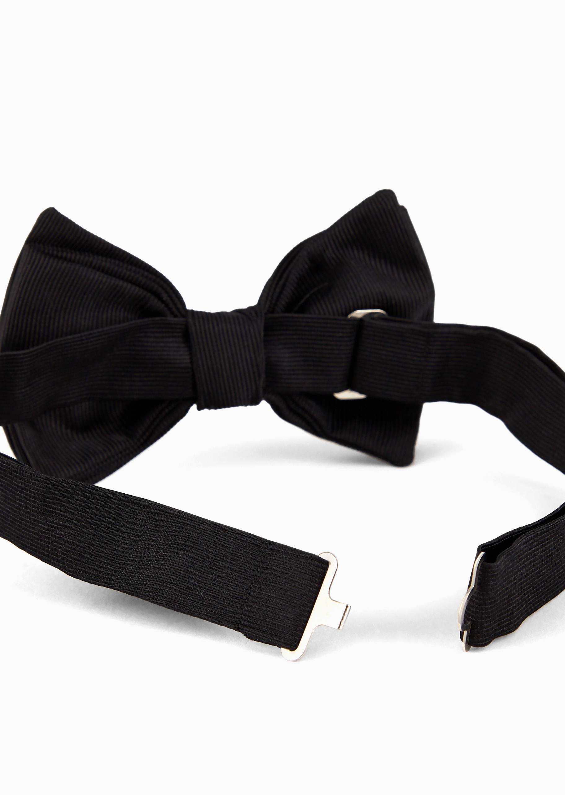 Giorgio Armani 男士桑蚕丝钩扣蝴蝶结纯色正装领结礼物