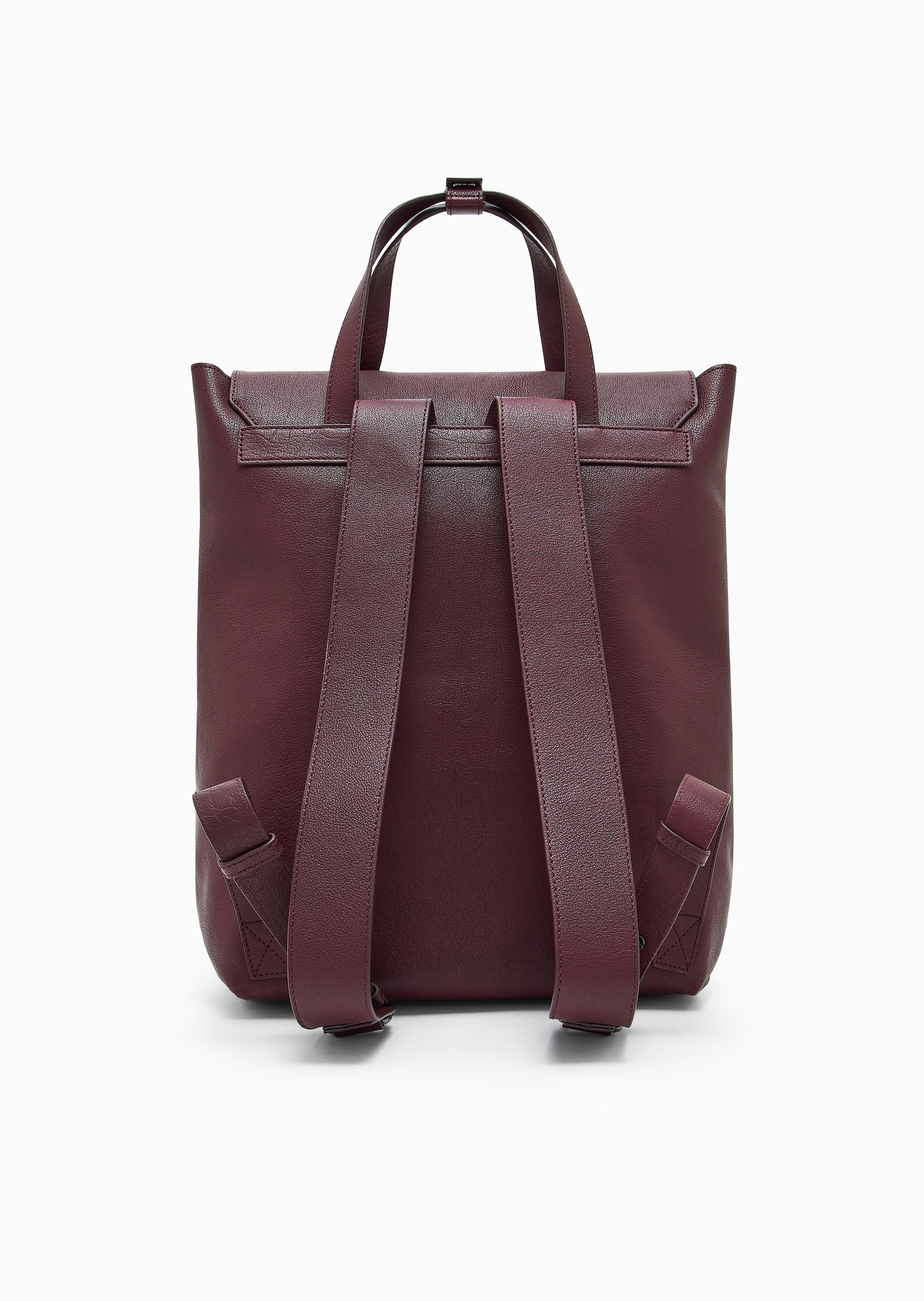 Emporio Armani 男士牛皮革商务休闲手提双肩公文包