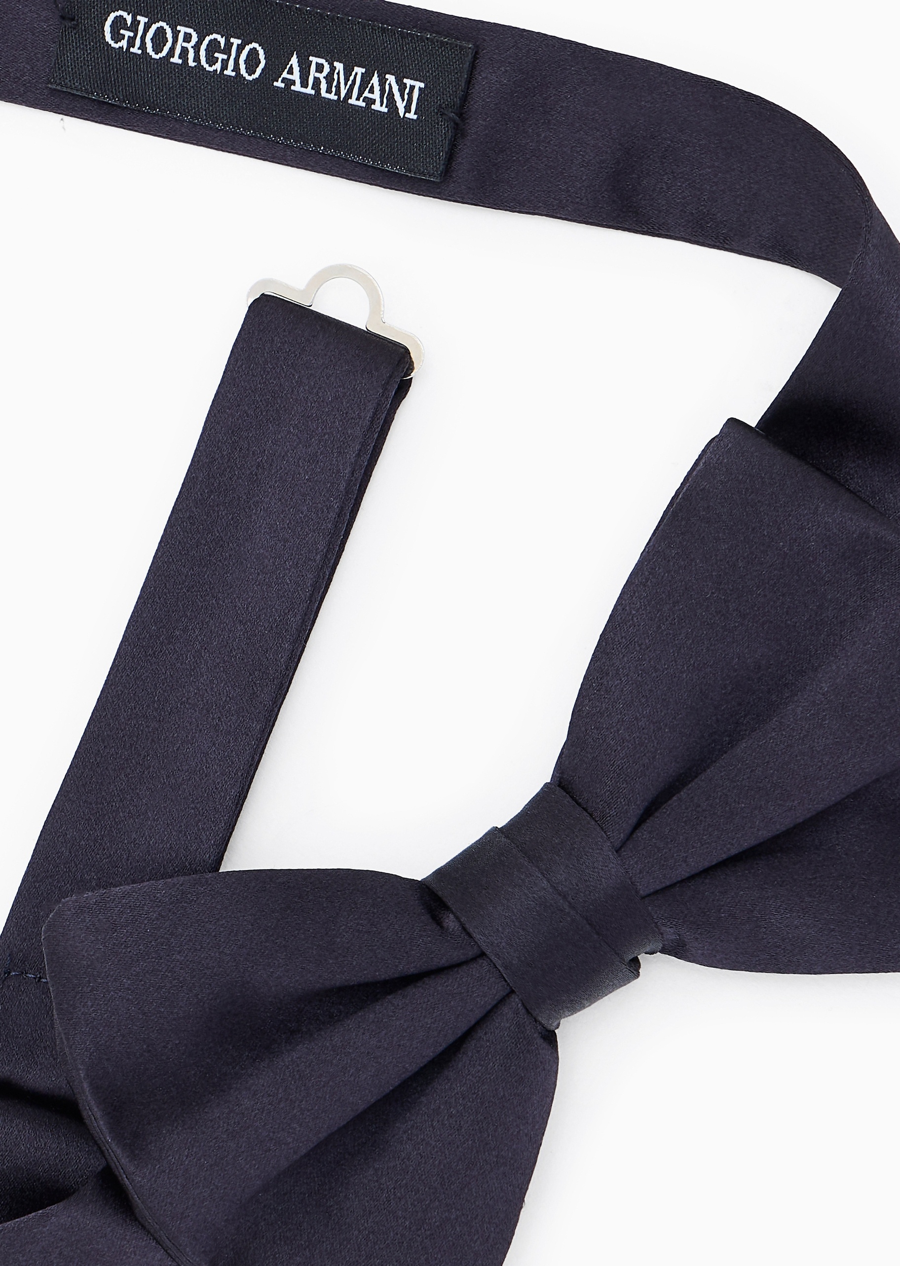 Giorgio Armani 男士商务优雅桑蚕丝蝴蝶结纯色领结礼物