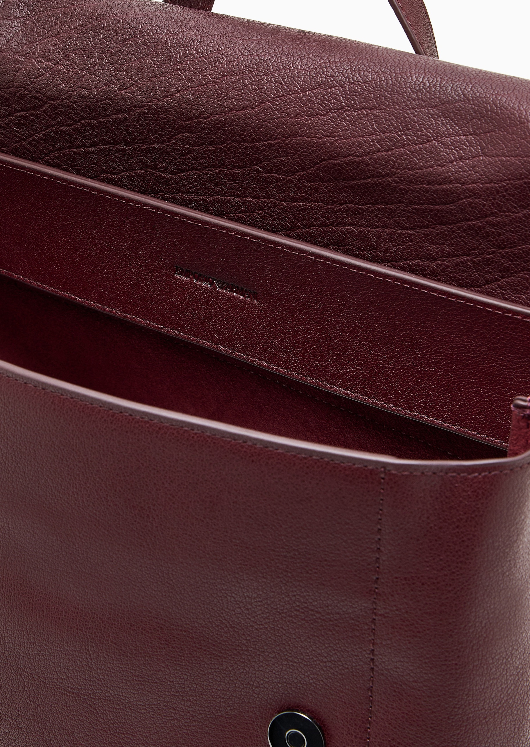 Emporio Armani 男士牛皮革商务休闲手提双肩公文包