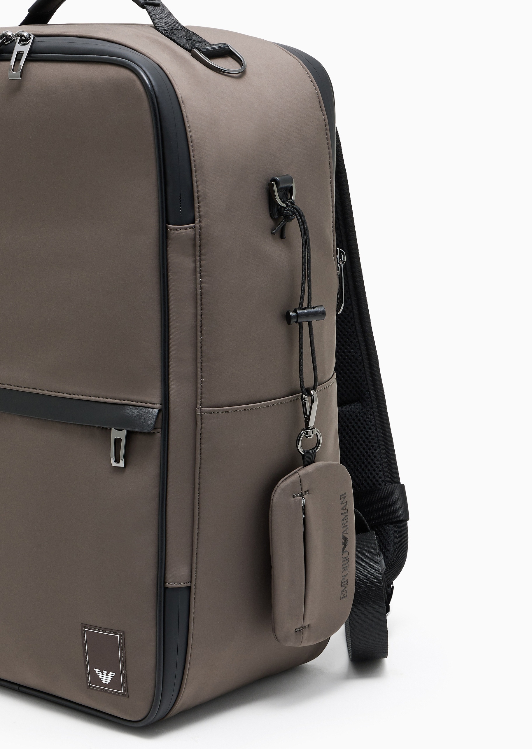 Emporio Armani 男士商务休闲通勤大容量双肩公文包