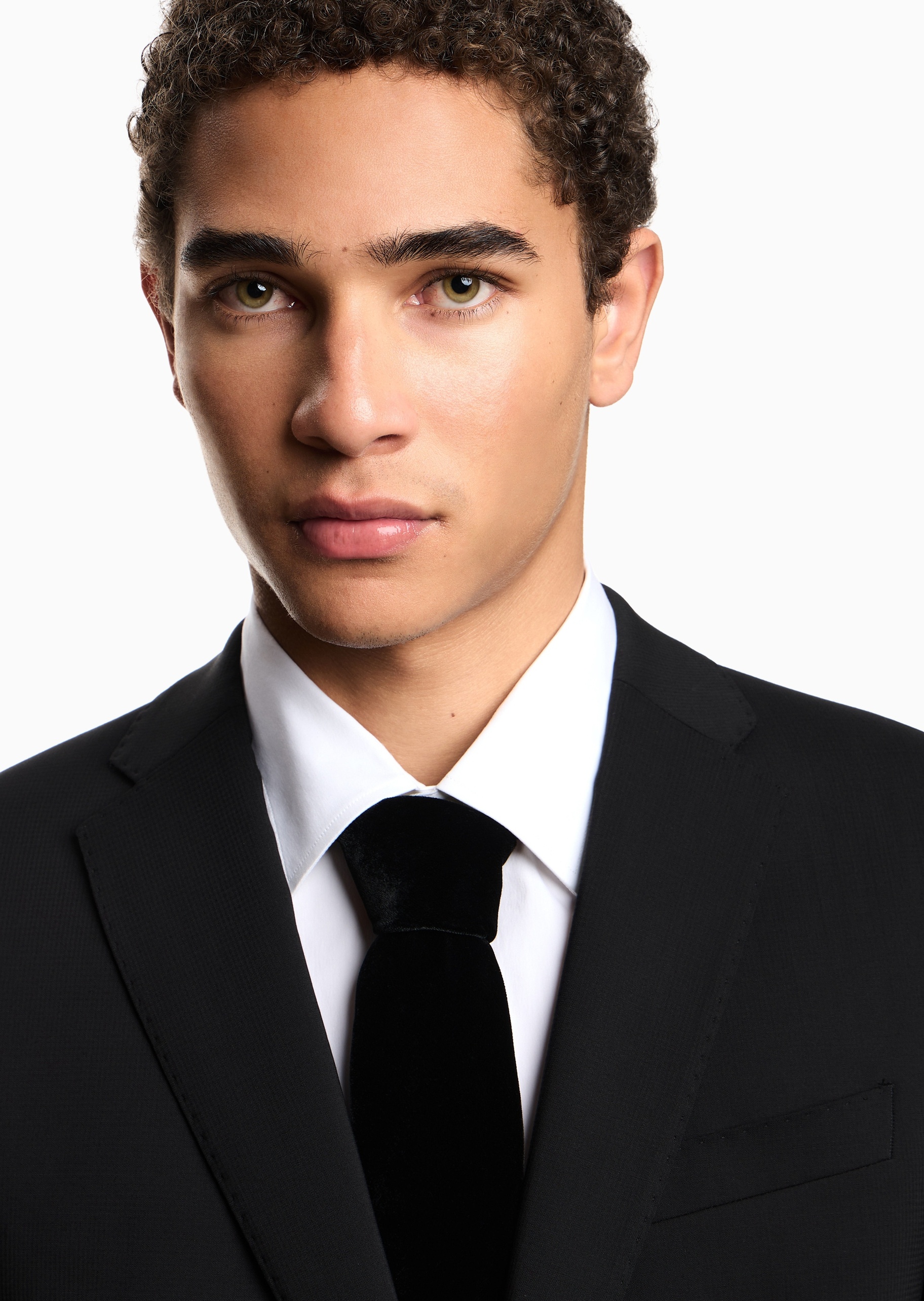 Emporio Armani 男士秀场同款经典商务正装领带配饰礼物