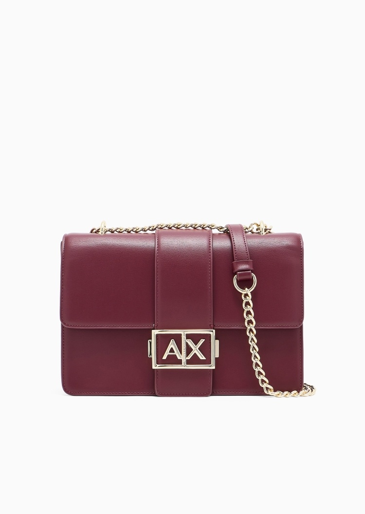 ARMANI EXCHANGE 女士商务通勤小号单肩斜挎邮差包