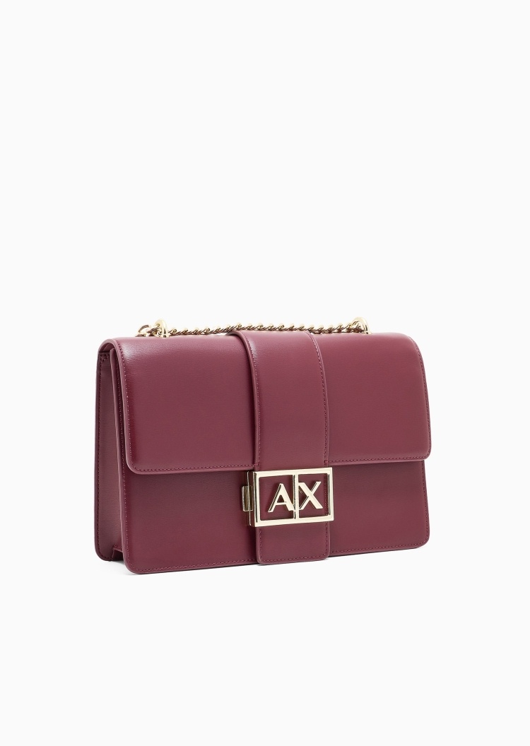 ARMANI EXCHANGE 女士商务通勤小号单肩斜挎邮差包