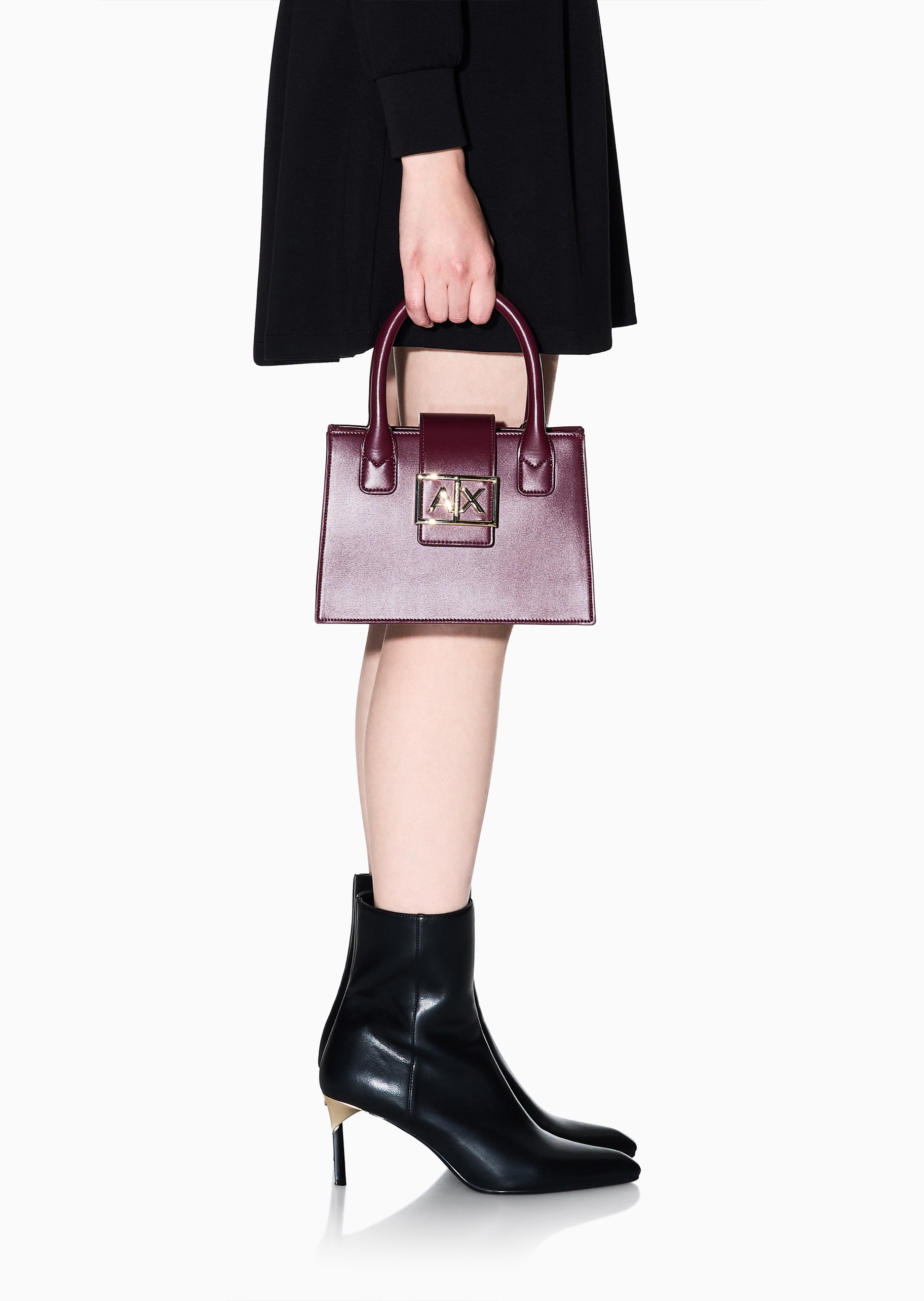 ARMANI EXCHANGE 女士通勤休闲单肩斜挎手提托特包