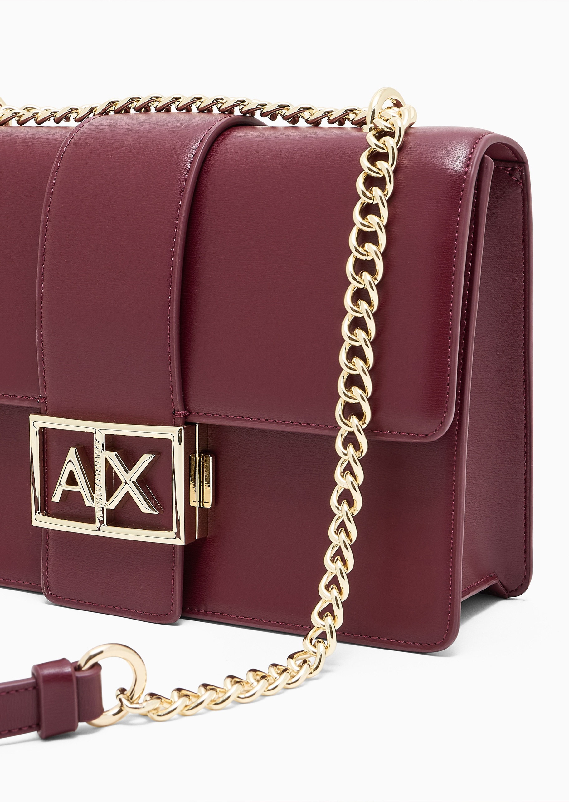 ARMANI EXCHANGE 女士商务通勤小号单肩斜挎邮差包