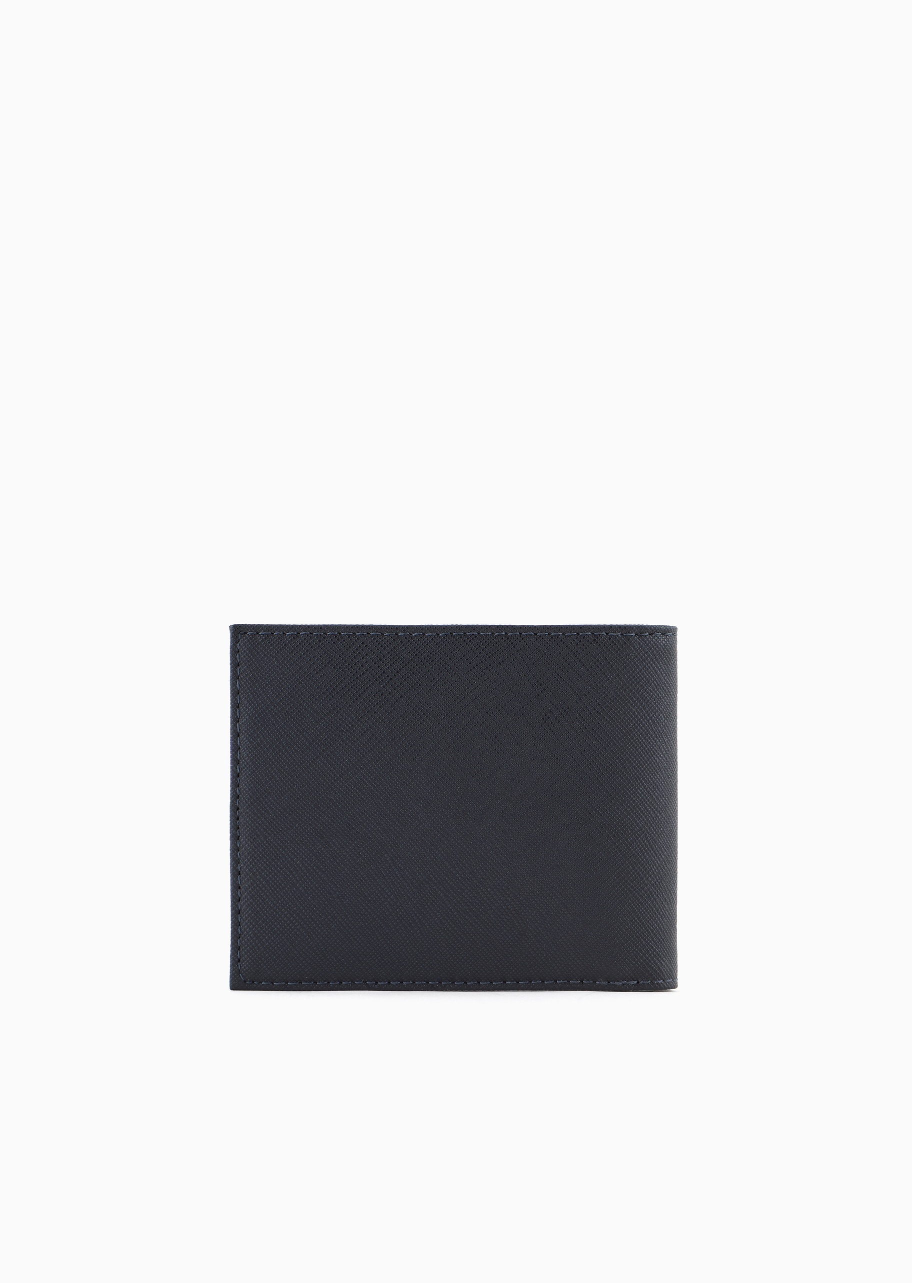 Emporio Armani 男士对折长方形多卡位十字纹手拿钱包